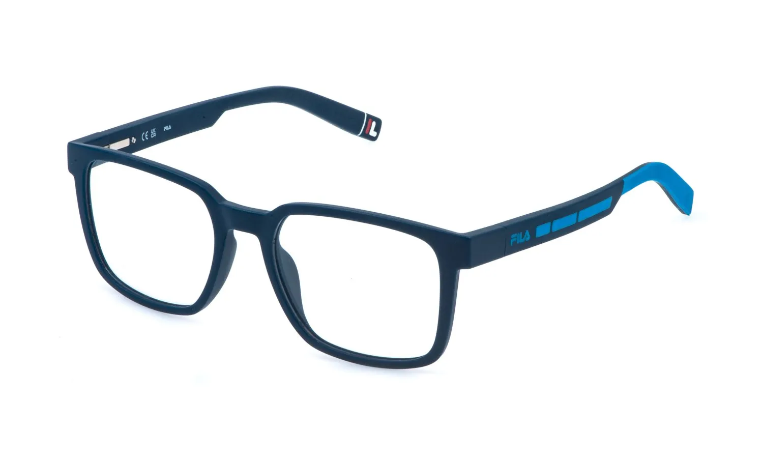 Fila VFIA90 06QS Montature da vista Iniettato Blu Squadrata - immagine 1