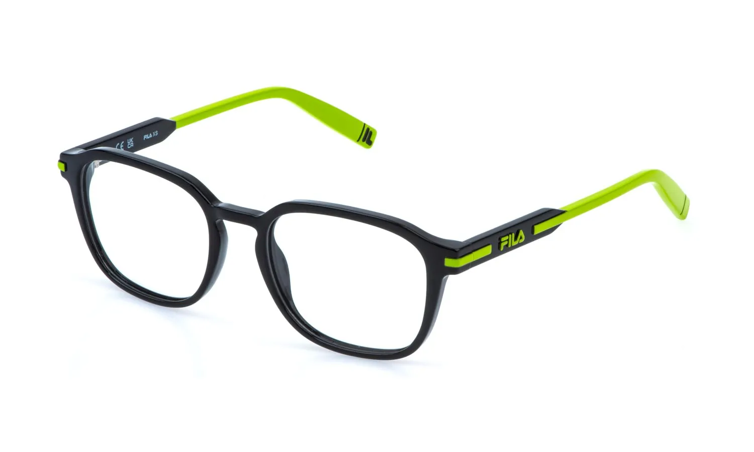 Fila Junior Fila VFIA01L 0Z42 Montature da vista bambino Iniettato Nero Geometrica - immagine 1