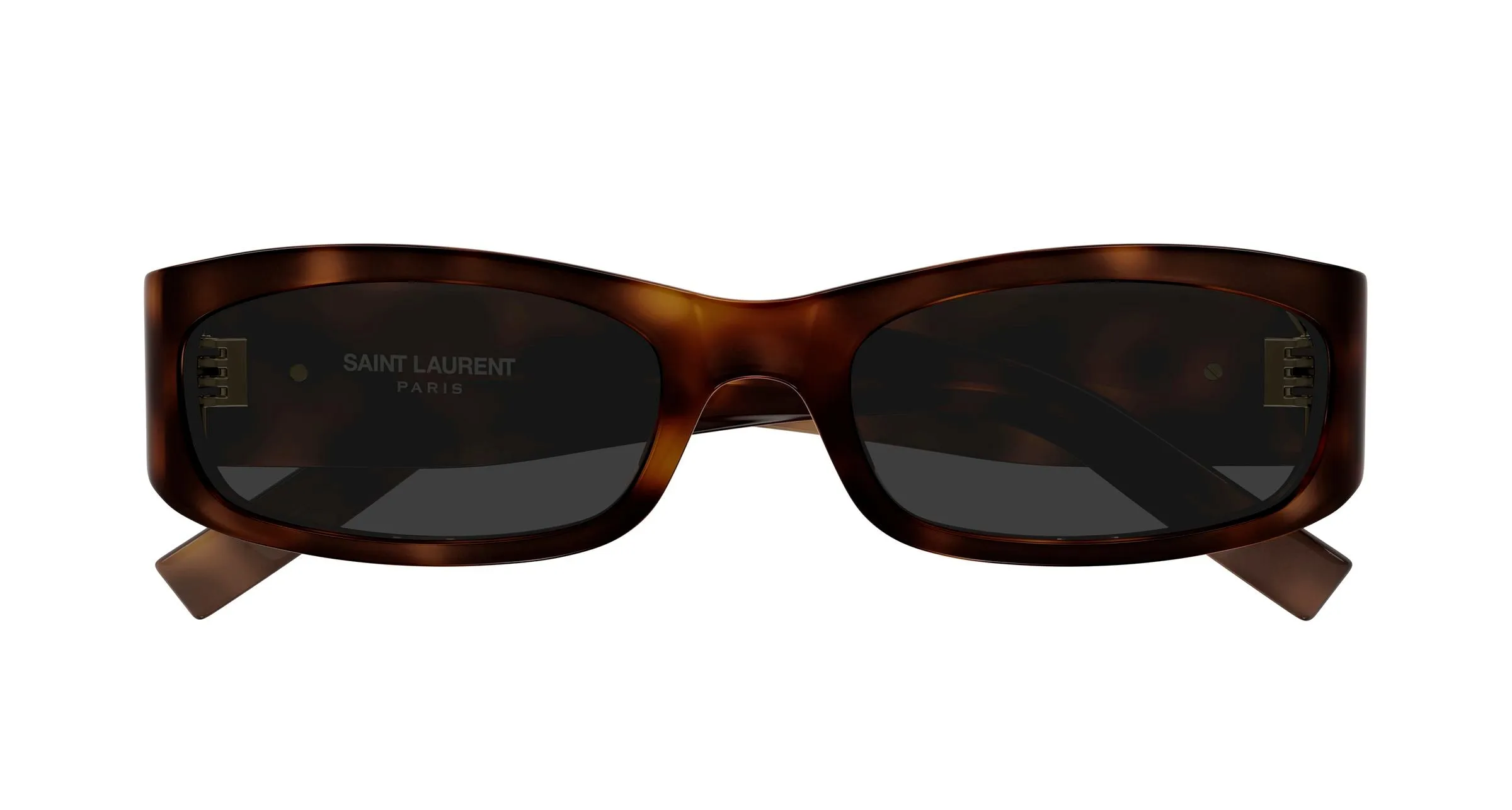 SAINT LAURENT SL M152 003 Occhiali da sole Acetato Havana Grigio Squadrata - immagine 2