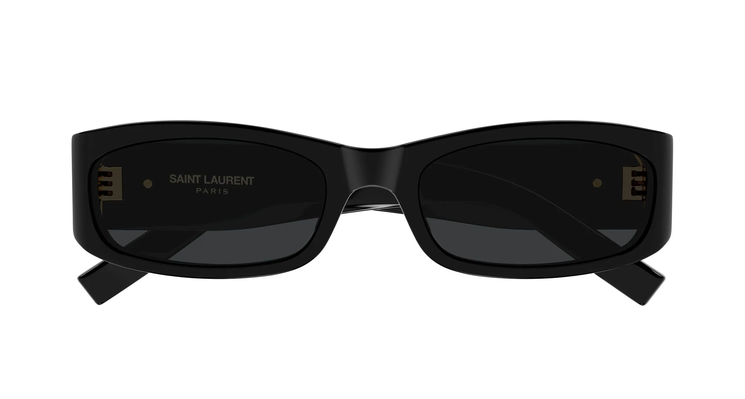 SAINT LAURENT SL M152 001 Occhiali da sole Acetato Nero Nero Squadrata - immagine 2