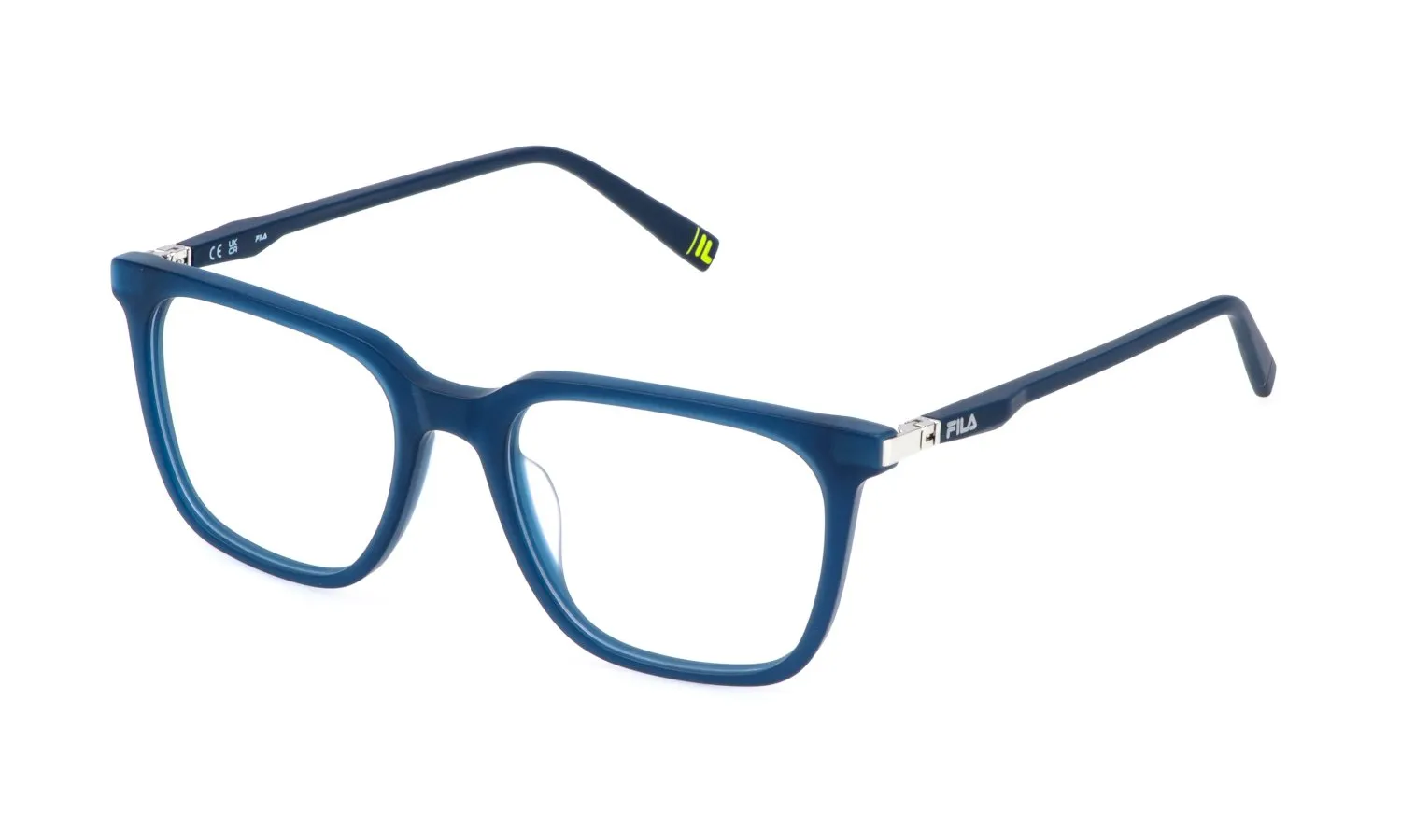 Fila VFI876 05GP Montature da vista Acetato Blu Squadrata - immagine 1
