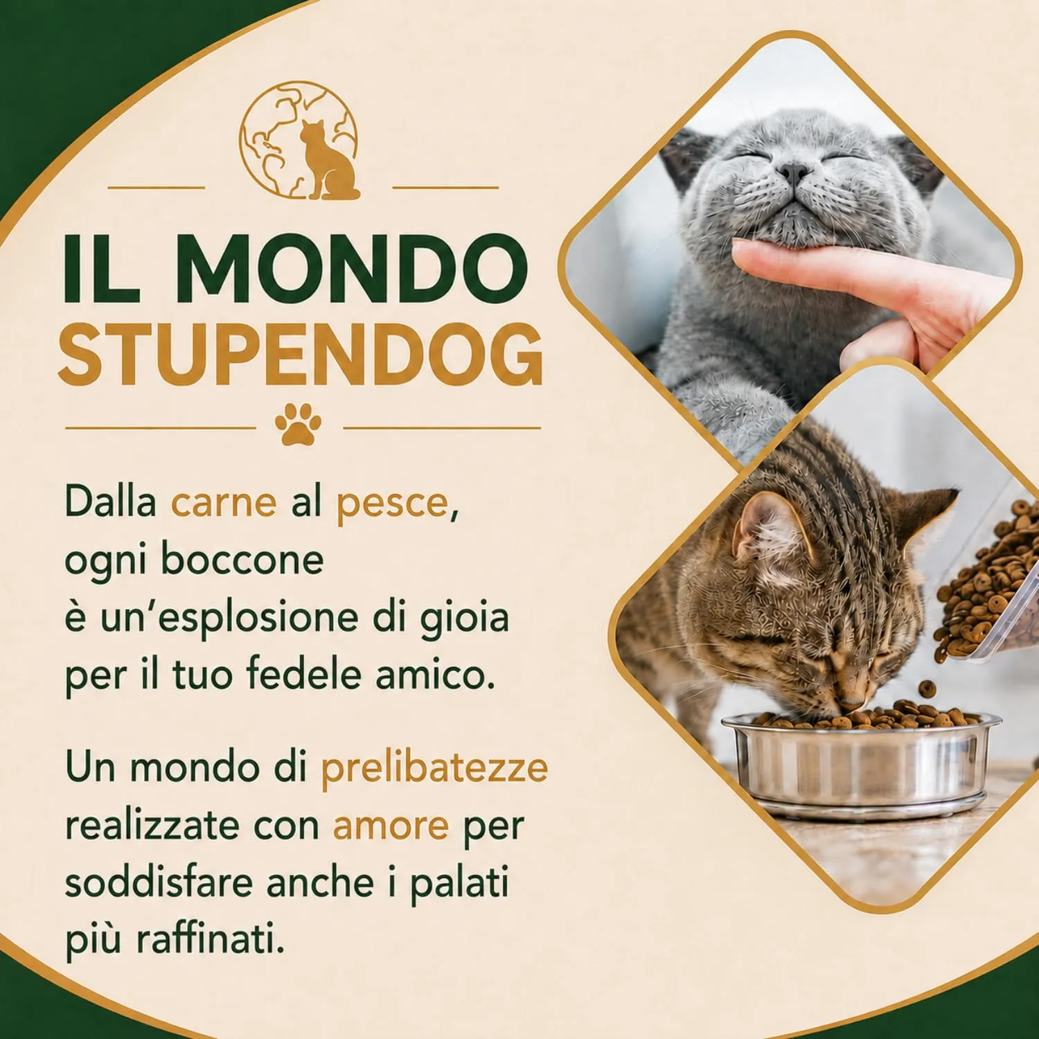 Stupendog StupenCat per Gatti 3 kg - Crocchette Gatto Adulto Manzo e Pollo - Croccantini Gatto da Mantenimento, Cibo Secco per Gatti - immagine 7