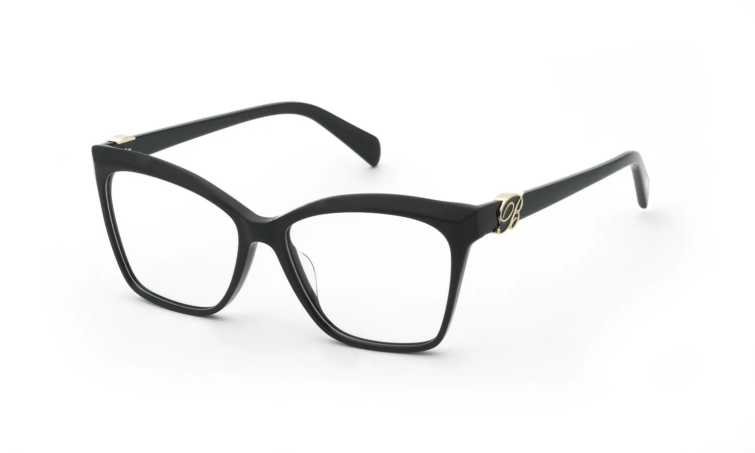 Blumarine VBM893 700 Montature da vista Acetato Nero Farfalla - immagine 1