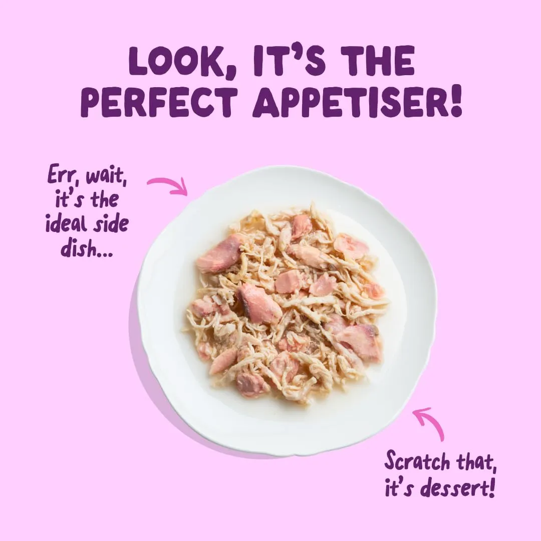Edgard & Cooper Cibo Umido per Gatti, Sfilaccetti in Brodo, Salmone & Pollo 24 x 70g, Cibo per Gatti Senza Cereali, Ingredienti Naturali, Anche per Gatti Sterilizzati, No Zuccheri Aggiunti - immagine 4