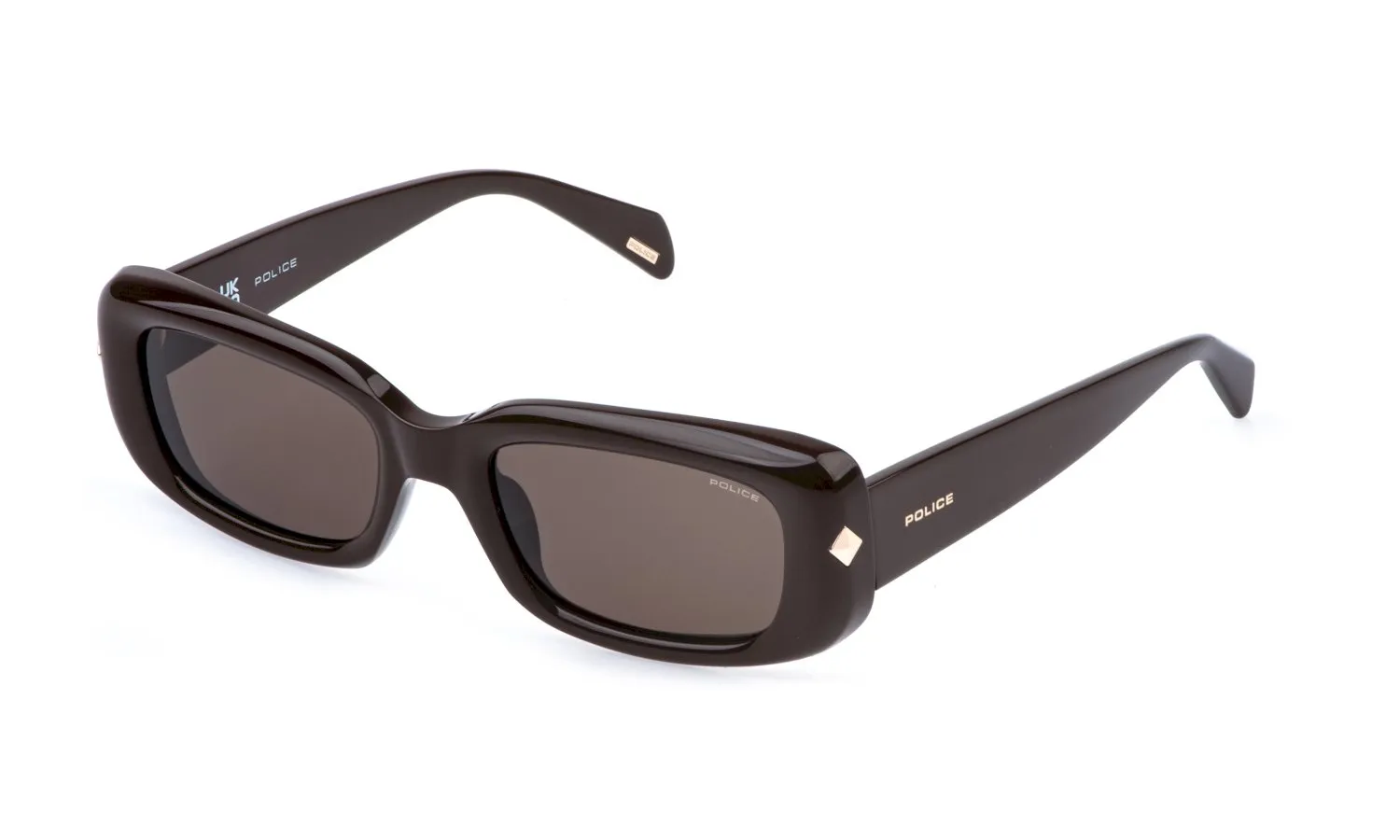 Police SPLR94 KALEIDOS 2 09HV Occhiali da sole Acetato Marrone Marrone Squadrata Normale - immagine 1