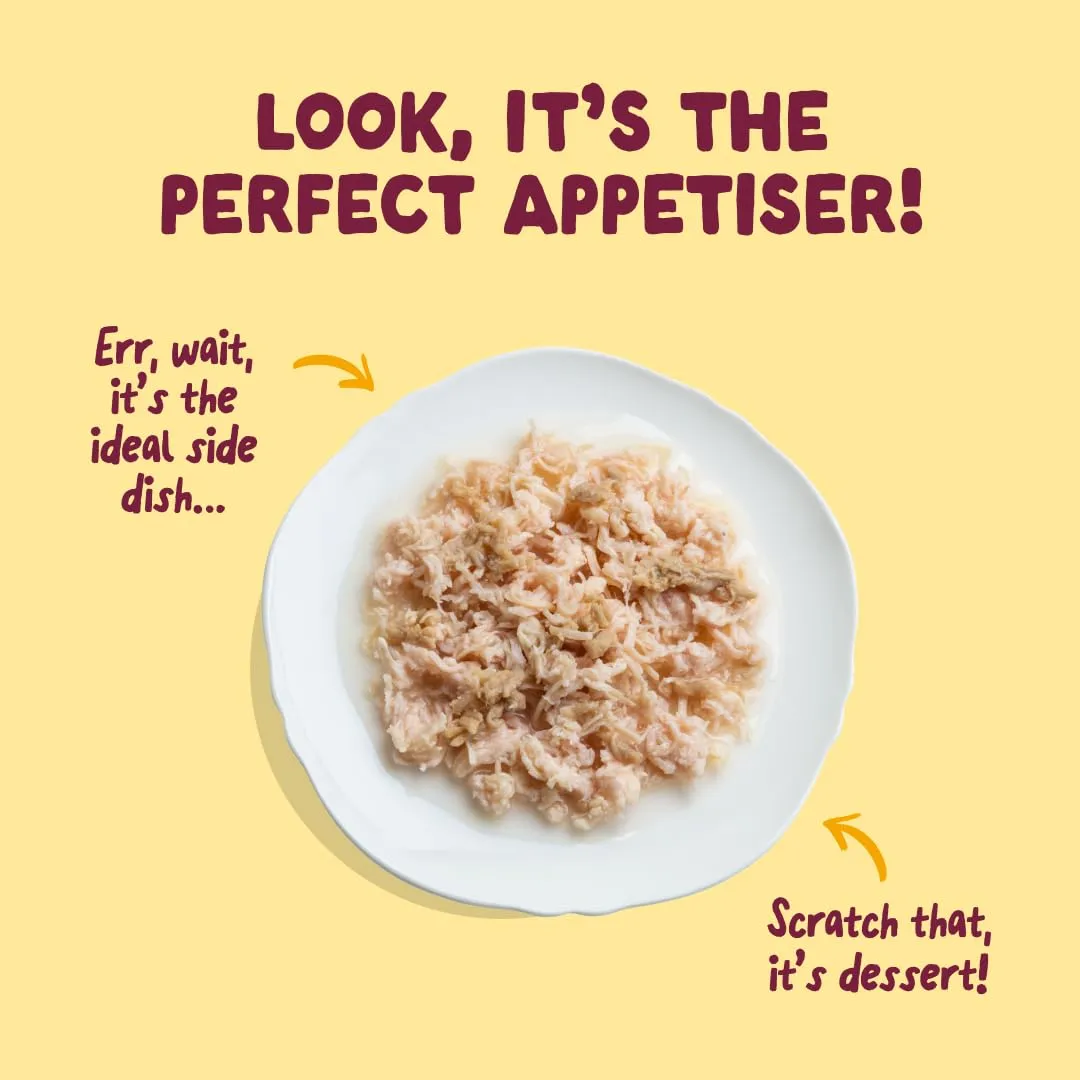 Edgard & Cooper Cibo Umido per Gatti, Sfilaccetti in Brodo, Pollo con Tacchino 24 x 70g, Cibo per Gatti Senza Cereali, Ingredienti Naturali, Anche per Gatti Sterilizzati, Pollo Vero & Tacchino - immagine 4