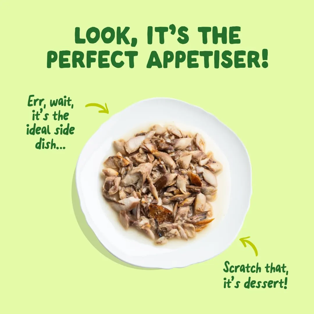 Edgard & Cooper Cibo Umido per Gatti, Sfilaccetti in Brodo, Sgombro 24 x 70g, Cibo per Gatti Senza Cereali, Ingredienti Naturali, Anche per Gatti Sterilizzati, Pesce Vero, No Zuccheri Aggiunti - immagine 4