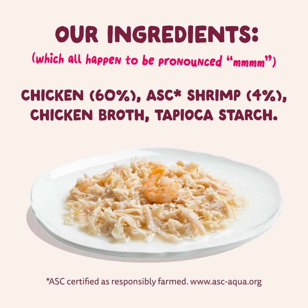 Edgard & Cooper Cibo Umido per Gatti, Sfilaccetti in Brodo, Pollo con Gamberetti 24 x 70g, Cibo per Gatti Senza Cereali, Naturali, Anche per Gatti Sterilizzati, Pollo Vero & Gamberetti certificati ASC - immagine 7