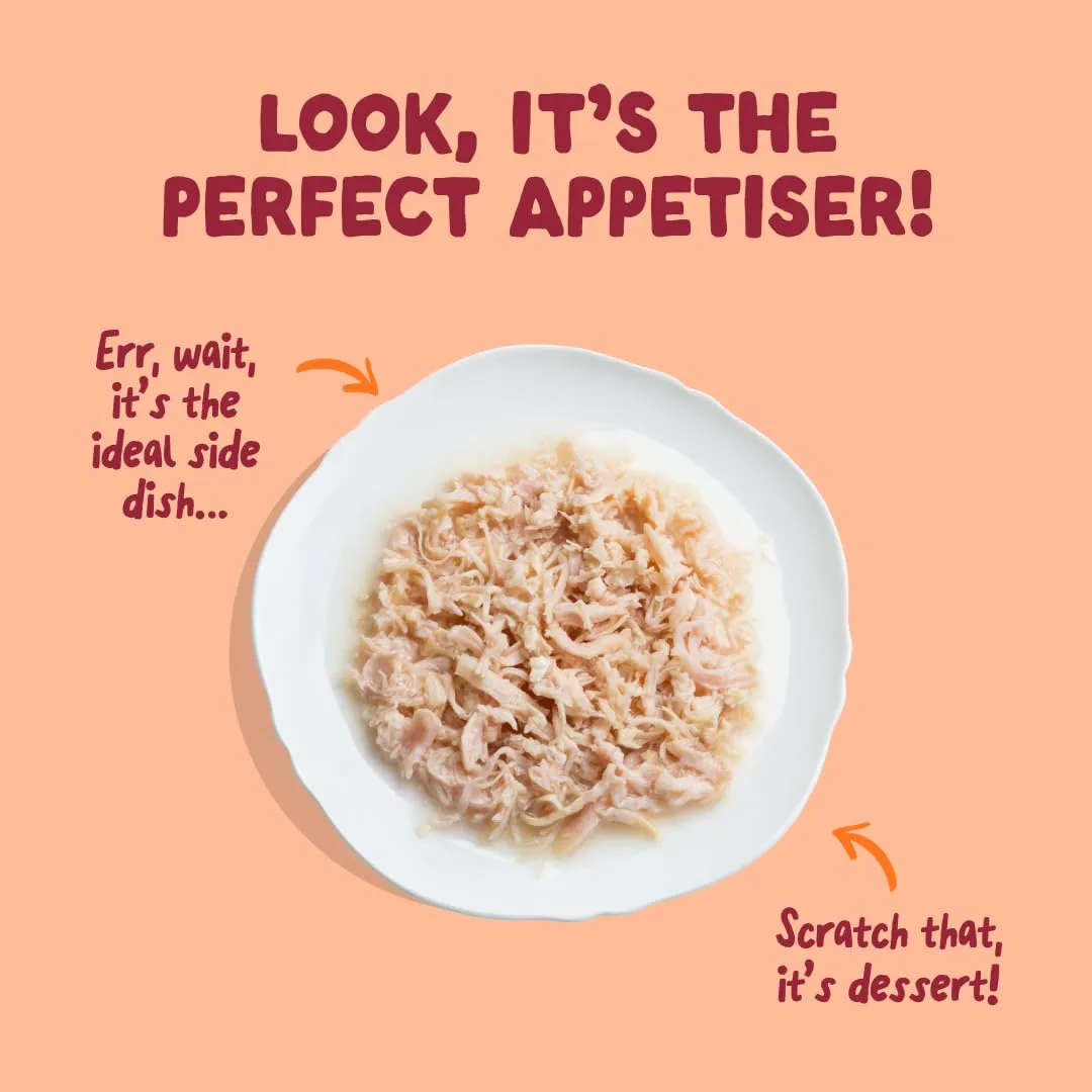 Edgard & Cooper Cibo Umido per Gatti, Sfilaccetti in Brodo, Pollo 24 x 70g, Cibo per Gatti Senza Cereali, Ingredienti Naturali, Anche per Gatti Sterilizzati, Pollo Vero, No Zuccheri Aggiunti - immagine 4