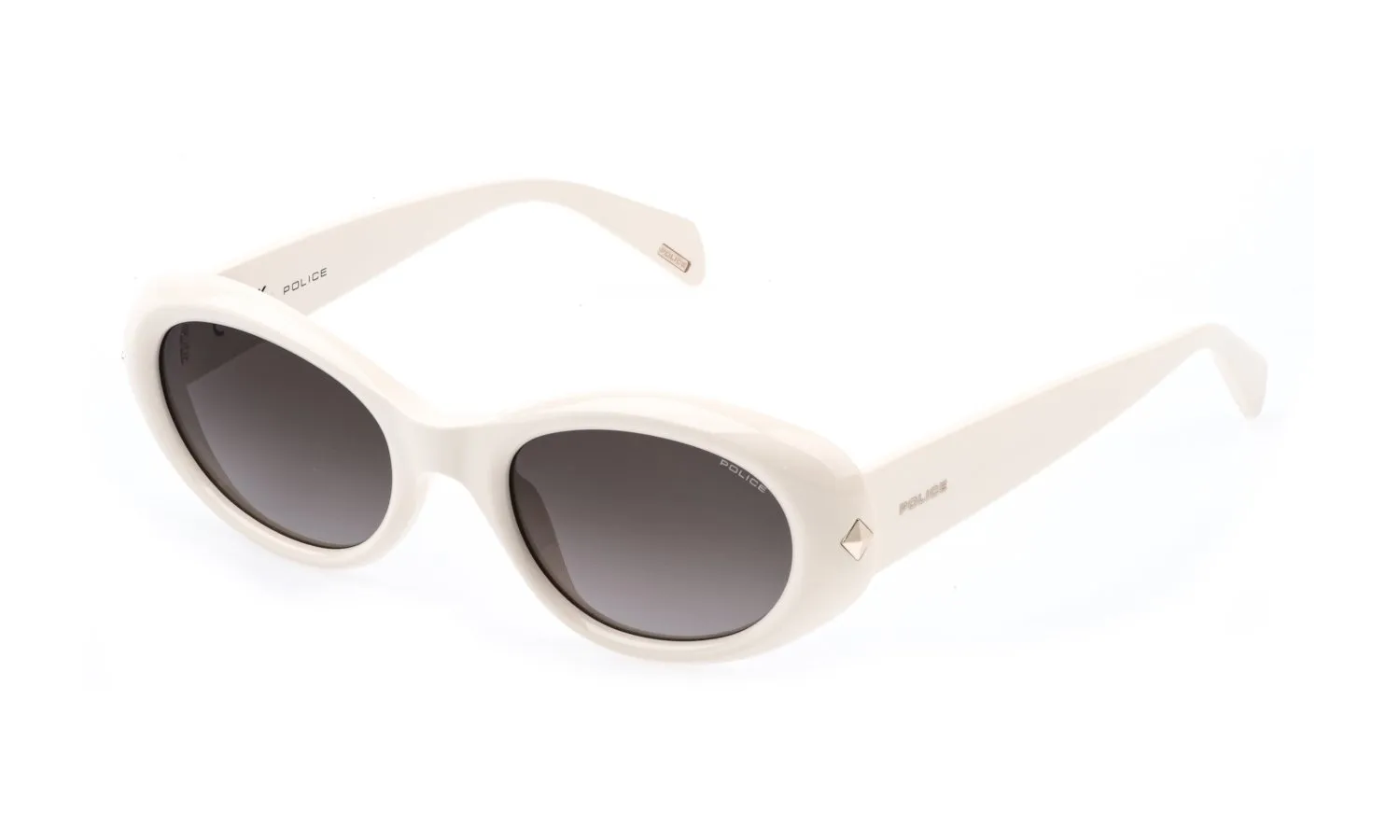 Police SPLR93 KALEIDOS 1 06Y1 Occhiali da sole Acetato Beige Marrone Geometrica Normale Sfumato - immagine 1