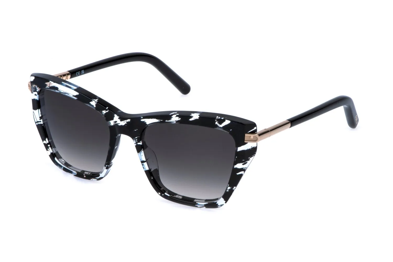 Furla SFU983 01EN Occhiali da sole Acetato Trasparente Fumo Farfalla Normale Sfumato - immagine 1