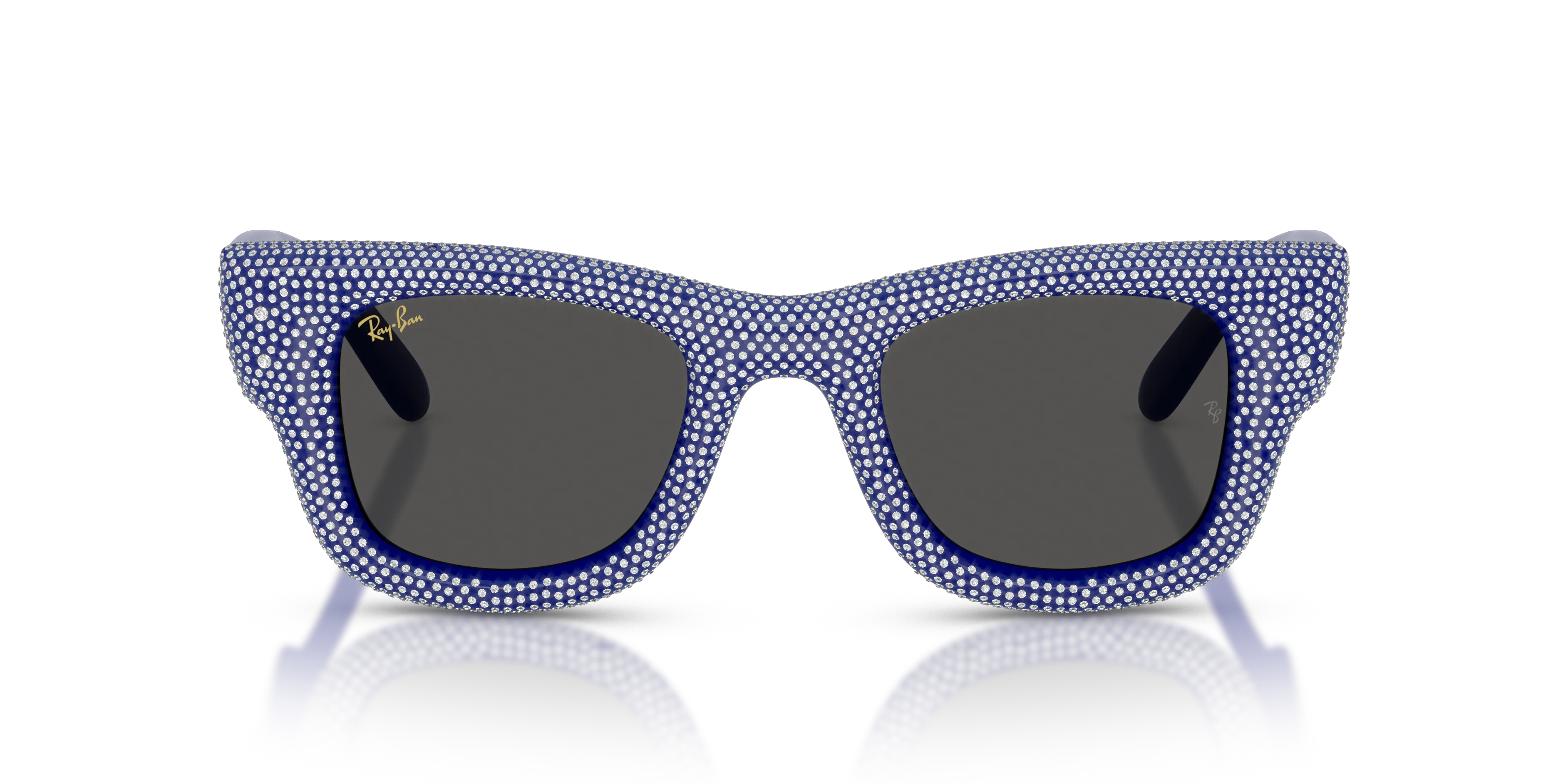 Ray - Ban RB4940BP WAYFARER PUFFER 686787 Occhiali da sole Nylon Blu Squadrata Normale - immagine 3