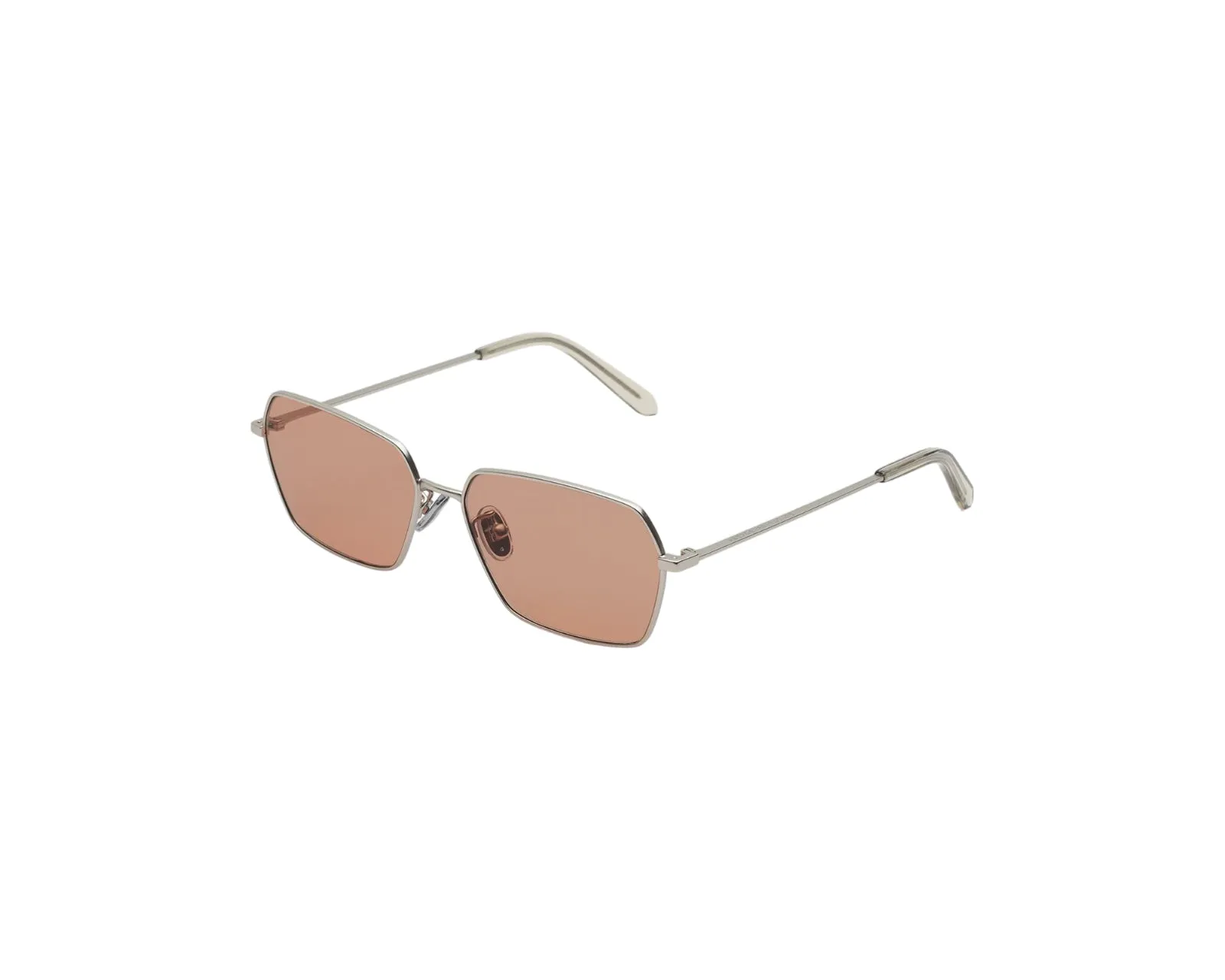 Retrosuperfuture AR9 BALARM NEBBIA ROSA Occhiali da sole Metallo Argento Rosa Squadrata - immagine 1