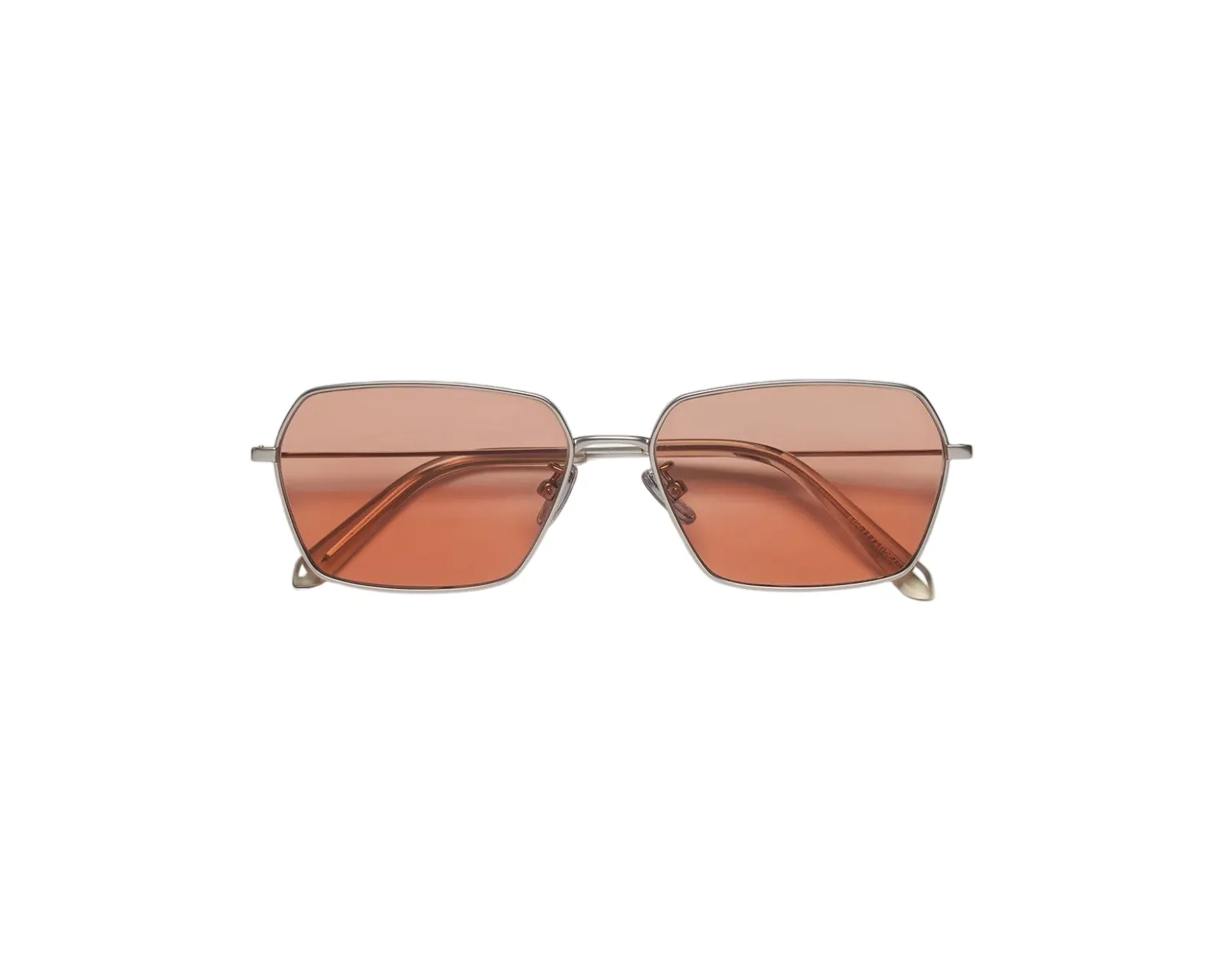 Retrosuperfuture AR9 BALARM NEBBIA ROSA Occhiali da sole Metallo Argento Rosa Squadrata - immagine 2