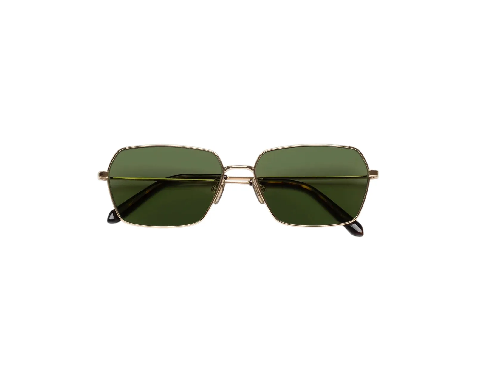 Retrosuperfuture FDP BALARM CLASSICO Occhiali da sole Metallo Oro Verde Squadrata - immagine 2