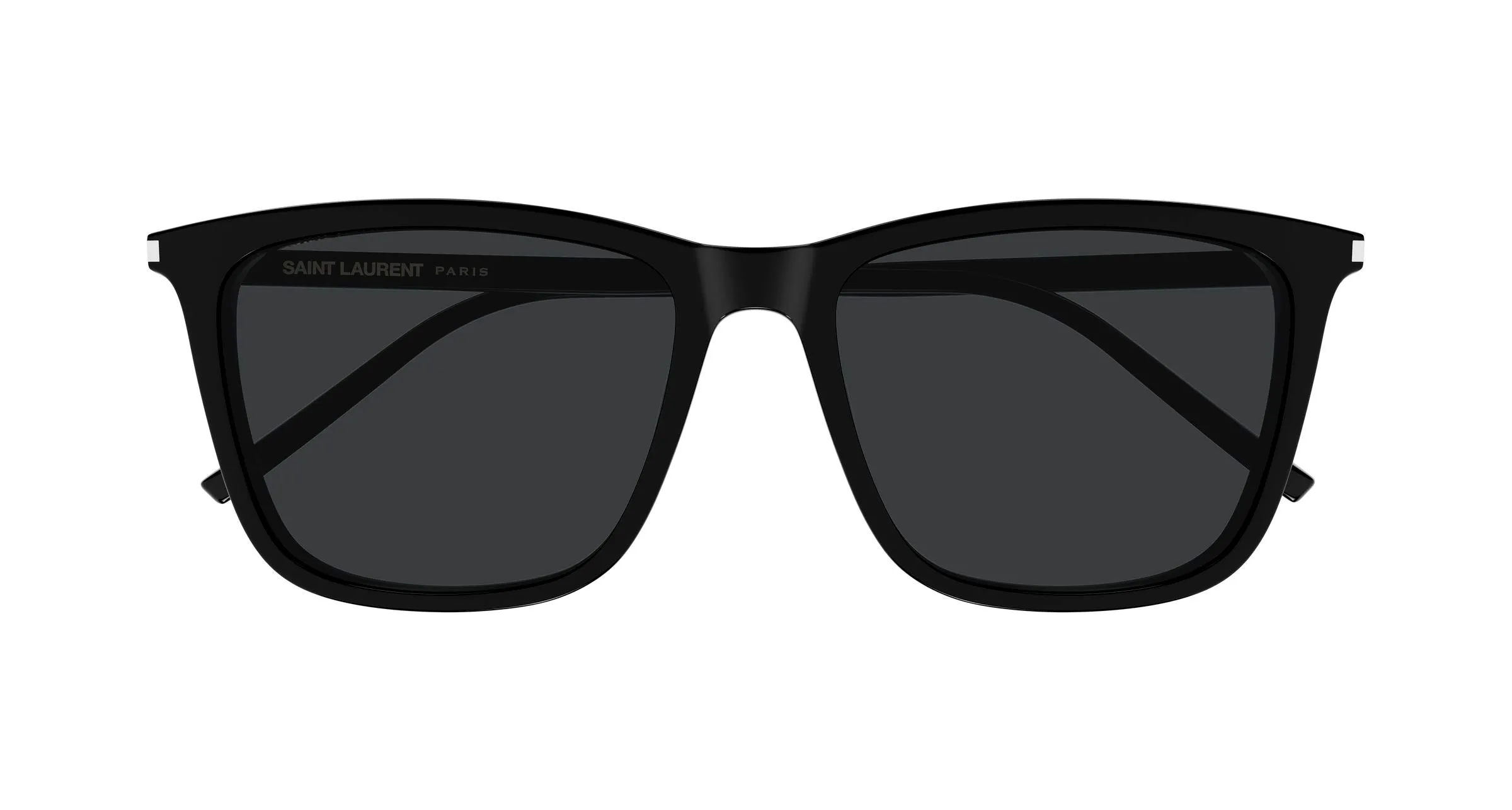 SAINT LAURENT SL 851 001 Occhiali da sole Acetato Nero Nero Squadrata - immagine 2