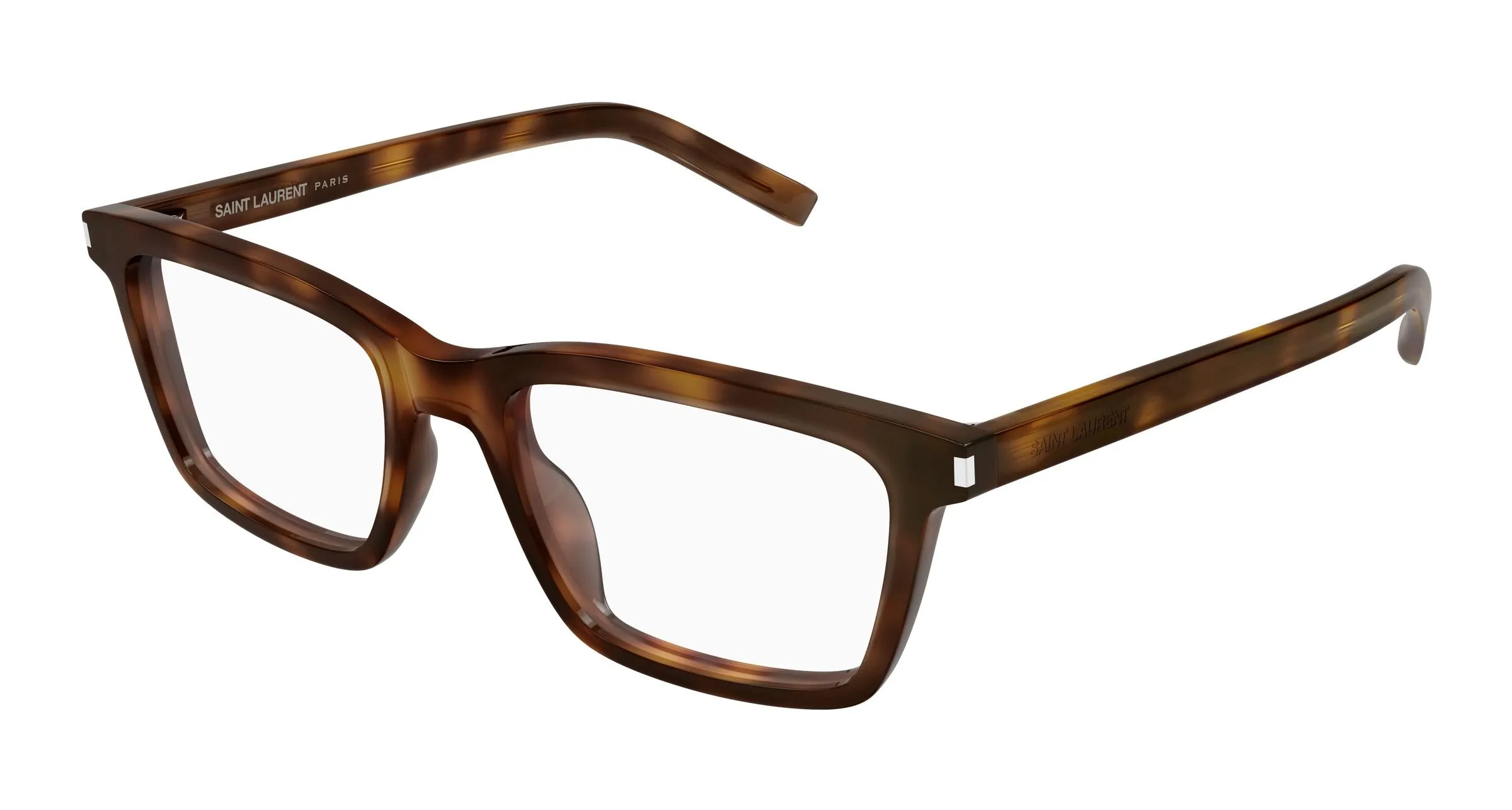 SAINT LAURENT SL 842 003 Montature da vista Acetato Havana Trasparente Squadrata - immagine 1