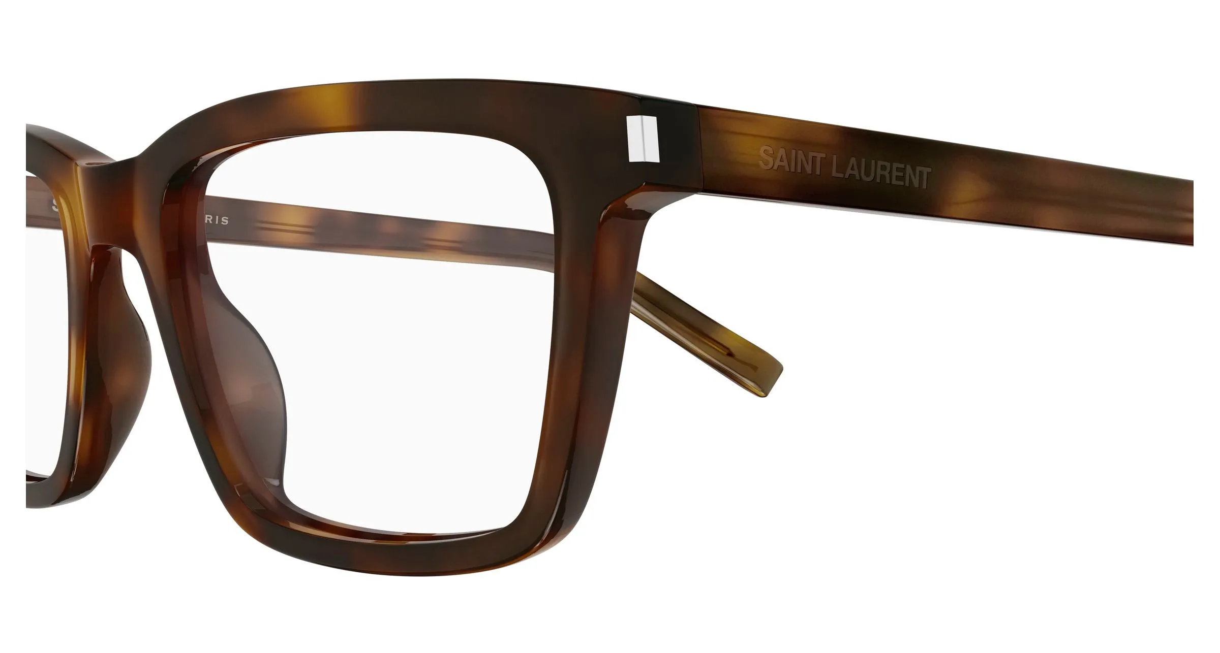 SAINT LAURENT SL 842 003 Montature da vista Acetato Havana Trasparente Squadrata - immagine 3