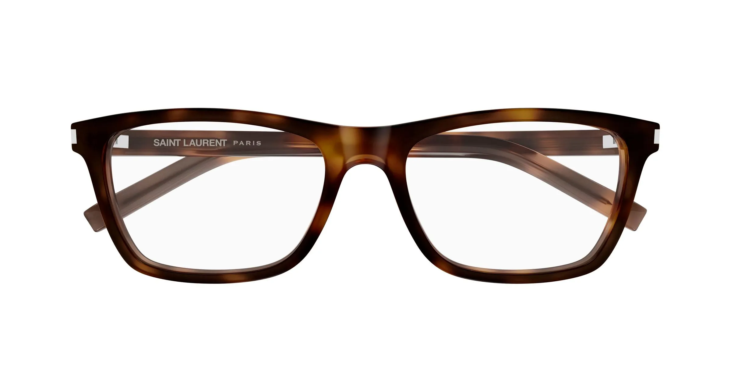 SAINT LAURENT SL 841 003 Montature da vista Acetato Havana Trasparente Squadrata ["Antiriflesso"] - immagine 2