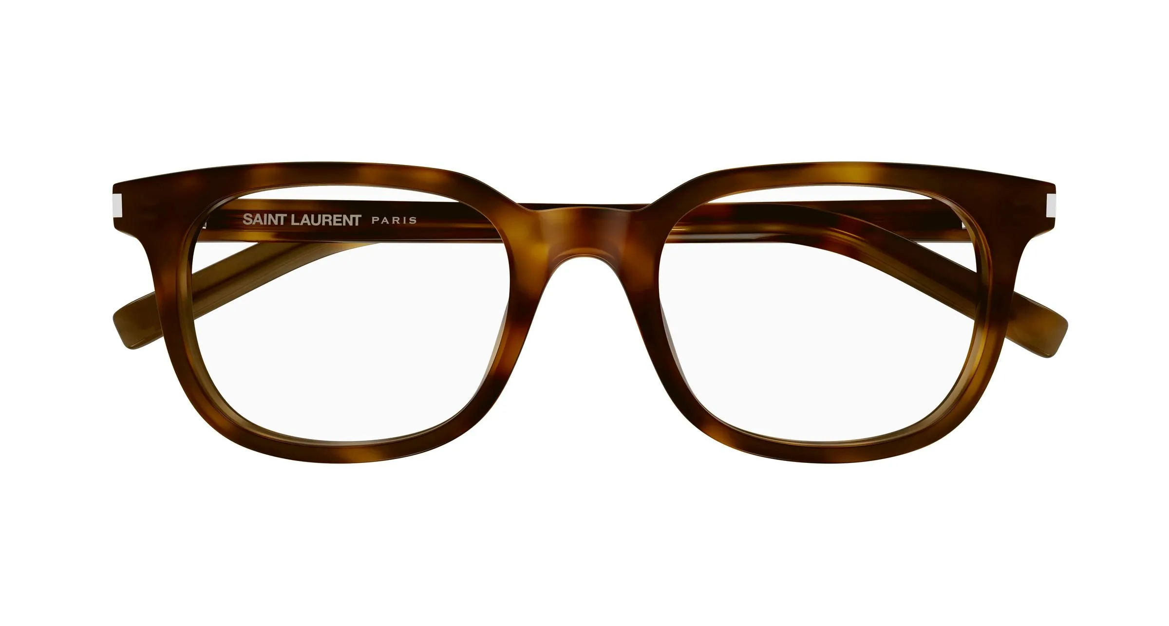 SAINT LAURENT SL 840 003 Montature da vista Acetato Havana Trasparente Rotonda - immagine 2