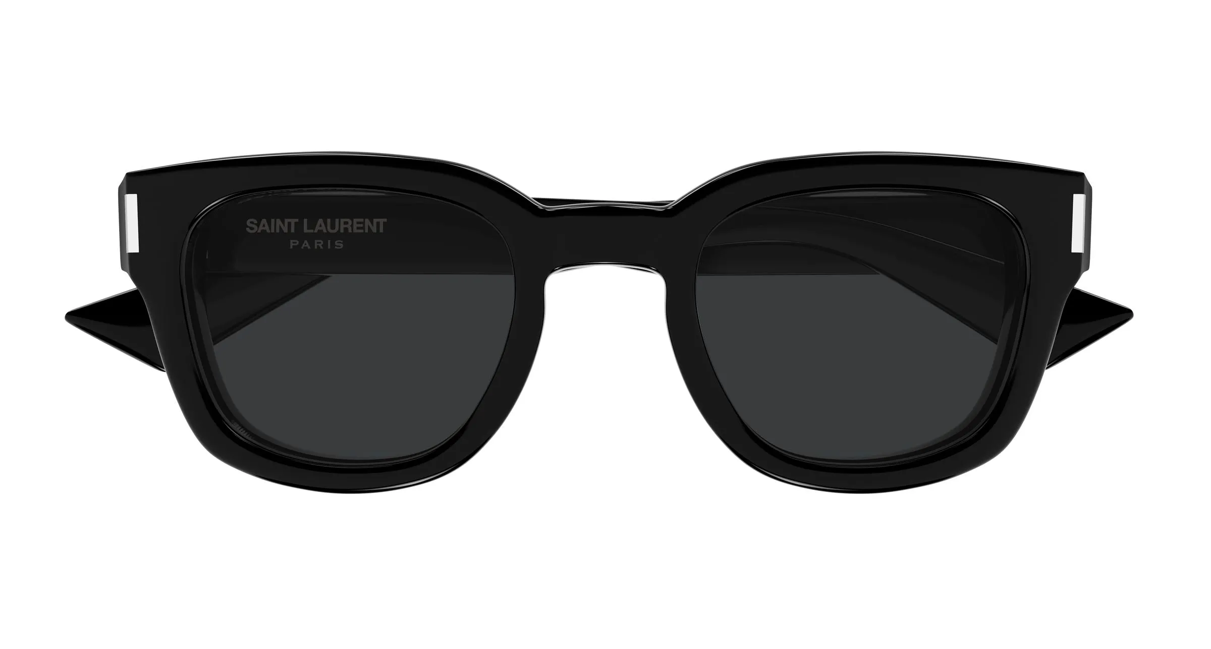 SAINT LAURENT SL 838 005 Occhiali da sole Acetato Nero Nero Rotonda - immagine 2