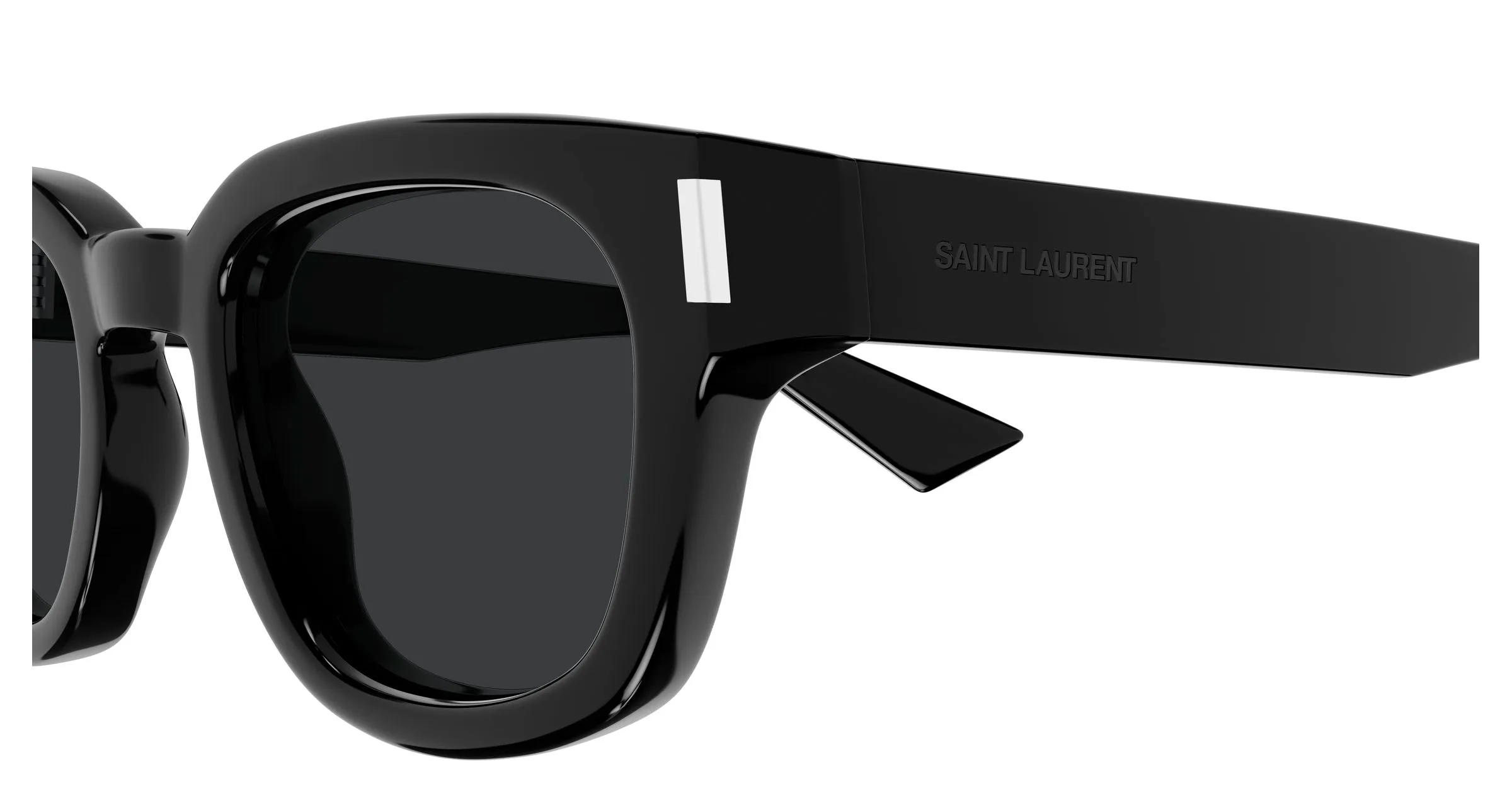 SAINT LAURENT SL 838 005 Occhiali da sole Acetato Nero Nero Rotonda - immagine 3