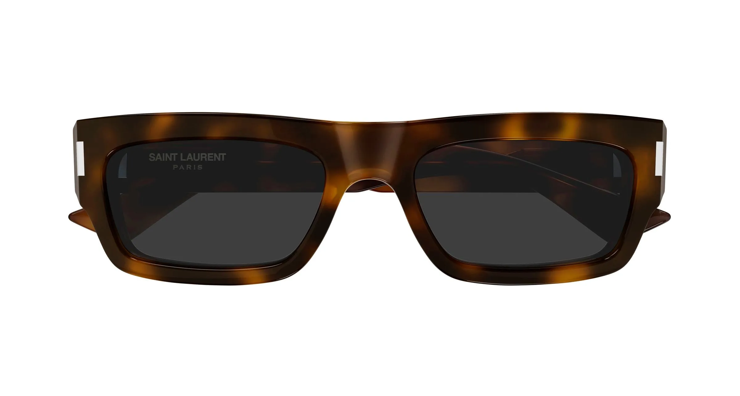 SAINT LAURENT SL 837 002 Occhiali da sole Acetato Havana Grigio Squadrata - immagine 2