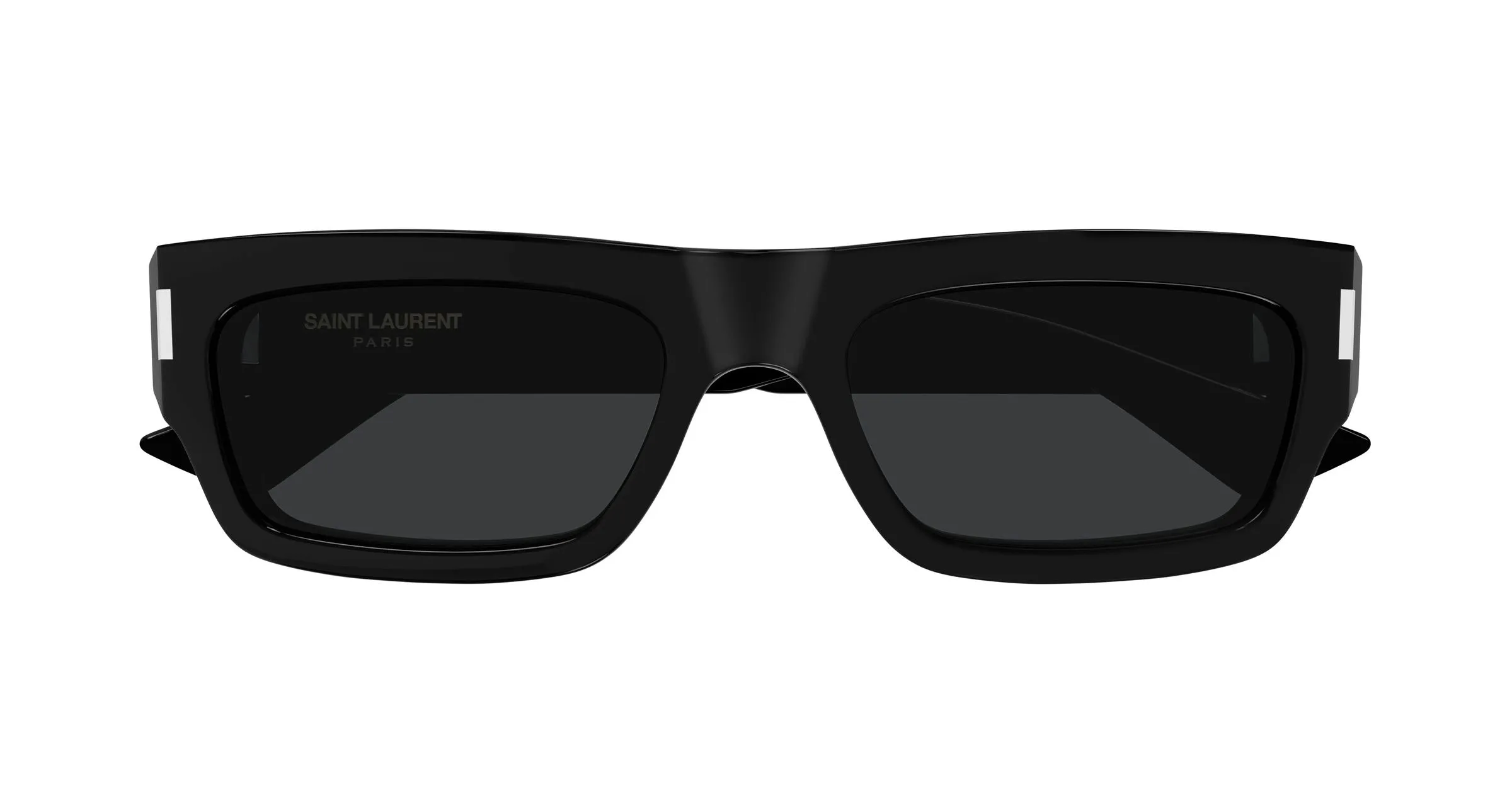 SAINT LAURENT SL 837 001 Occhiali da sole Acetato Nero Nero Squadrata - immagine 2