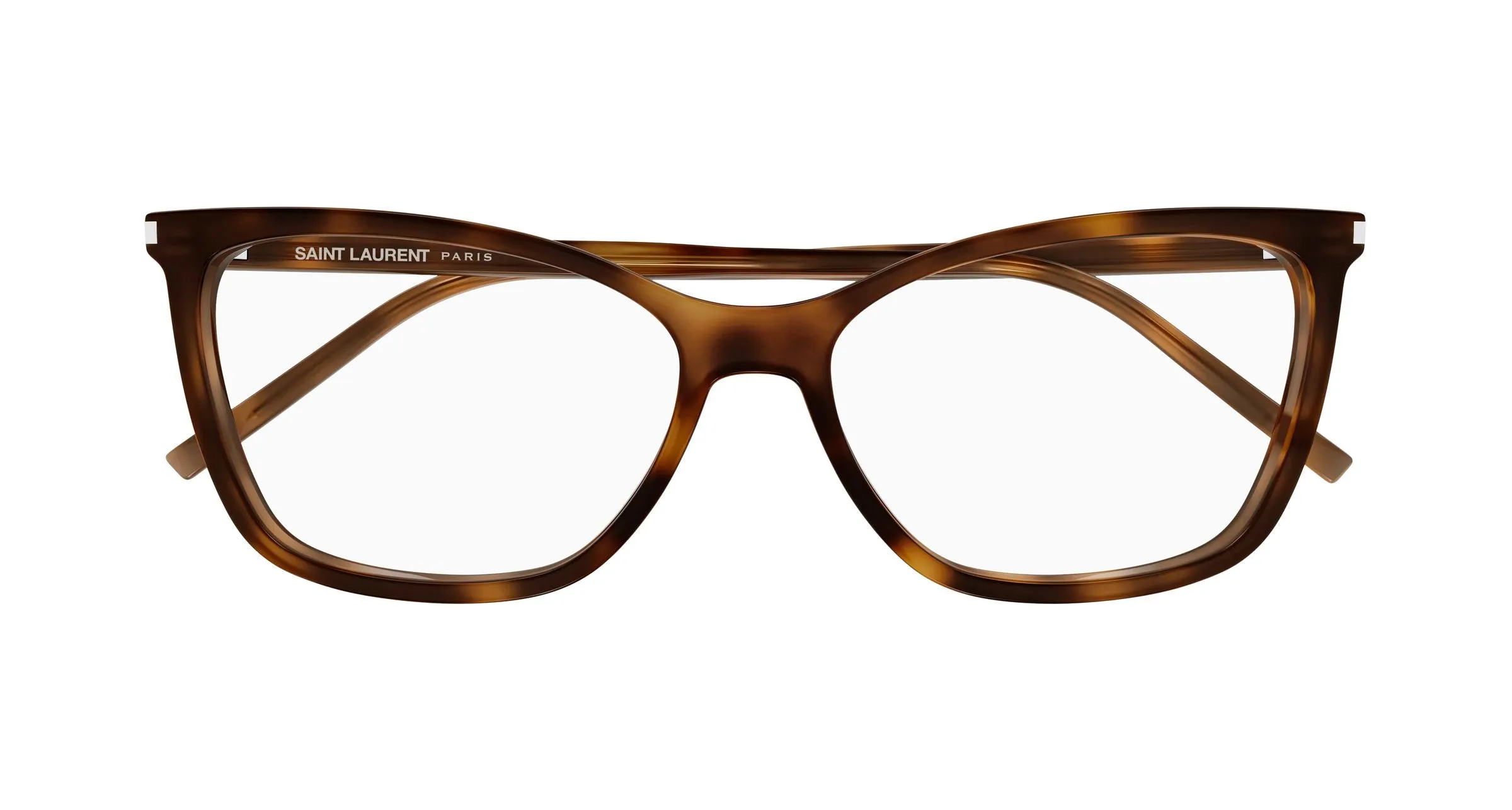 SAINT LAURENT SL 834 007 Montature da vista Acetato Havana Trasparente Cat Eye ["Antiriflesso"] - immagine 2