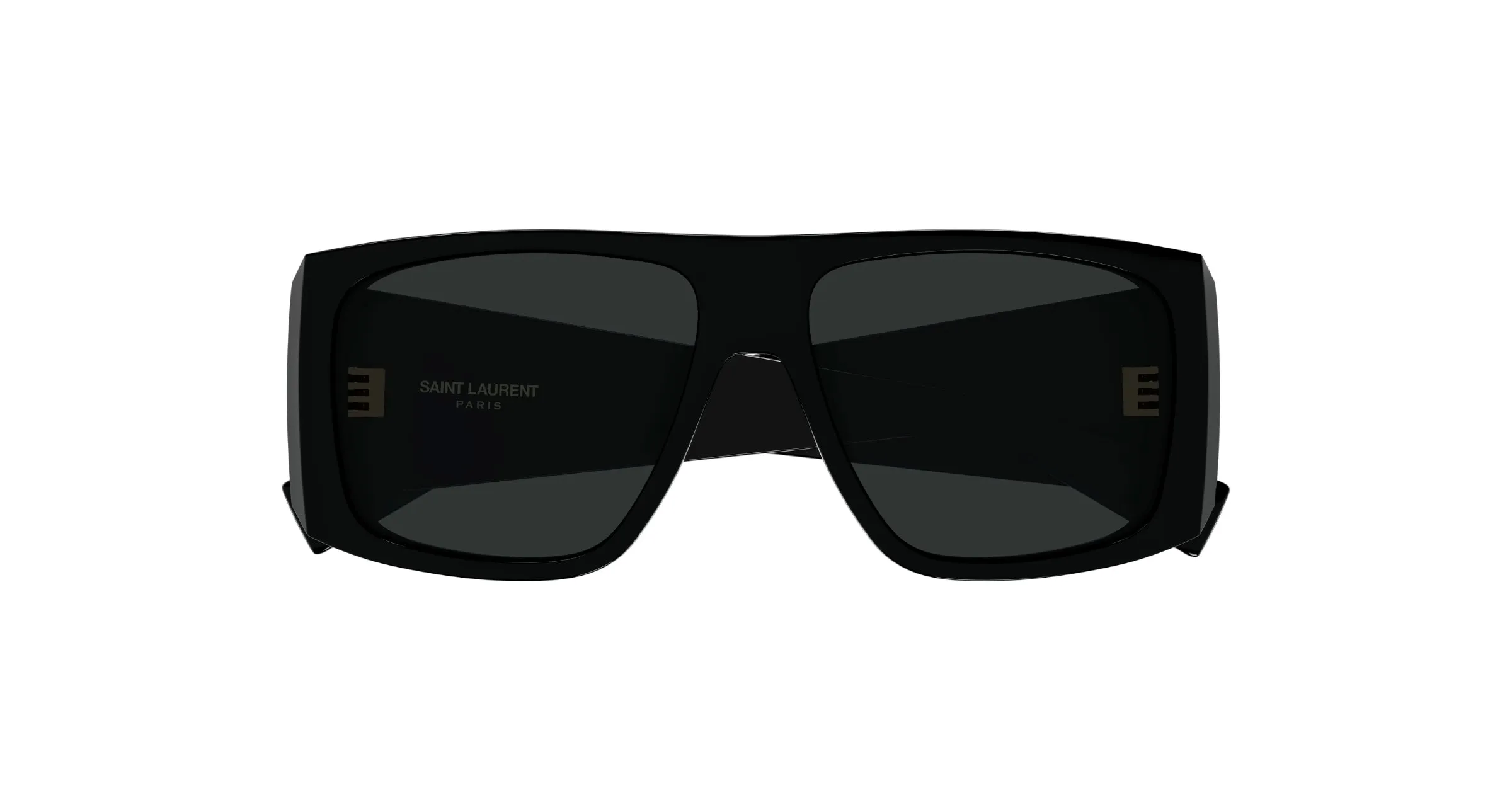 SAINT LAURENT SL 832/F 001 Occhiali da sole Acetato Nero Nero Squadrata - immagine 2