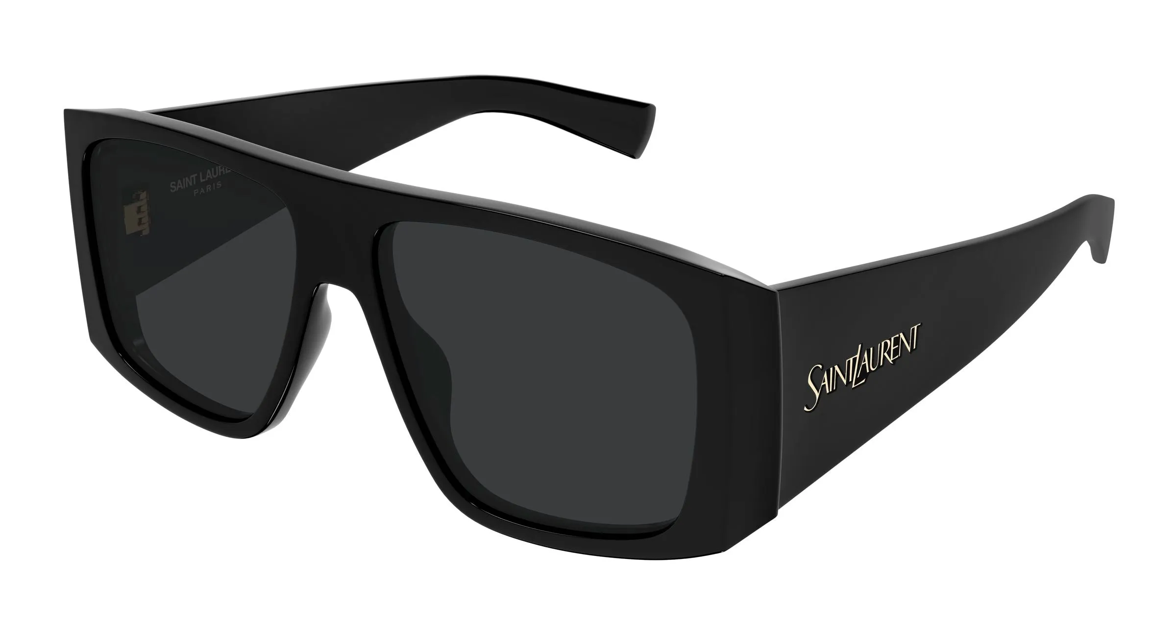 SAINT LAURENT SL 832 001 Occhiali da sole Acetato Nero Nero Squadrata - immagine 1