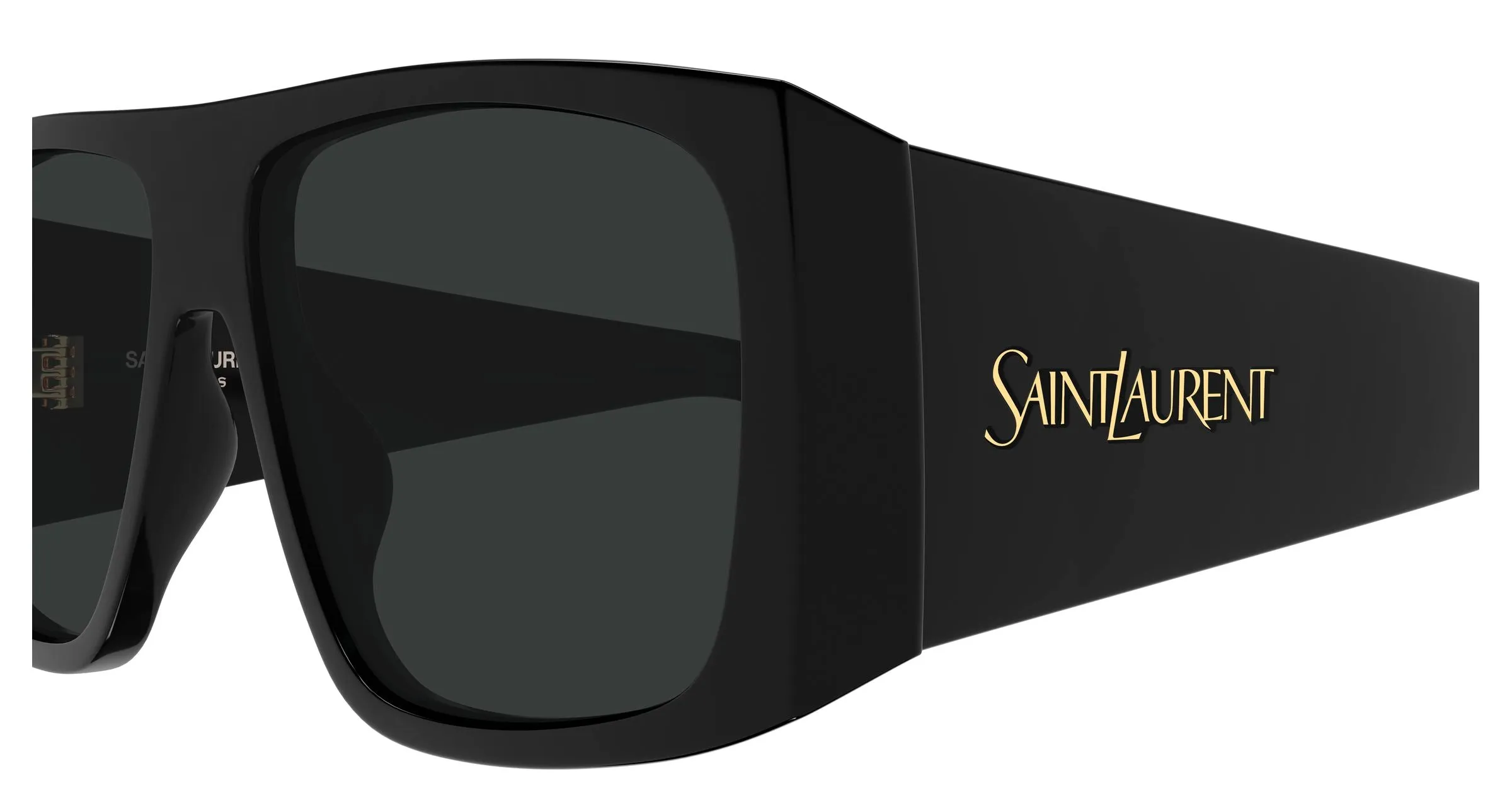 SAINT LAURENT SL 832 001 Occhiali da sole Acetato Nero Nero Squadrata - immagine 3