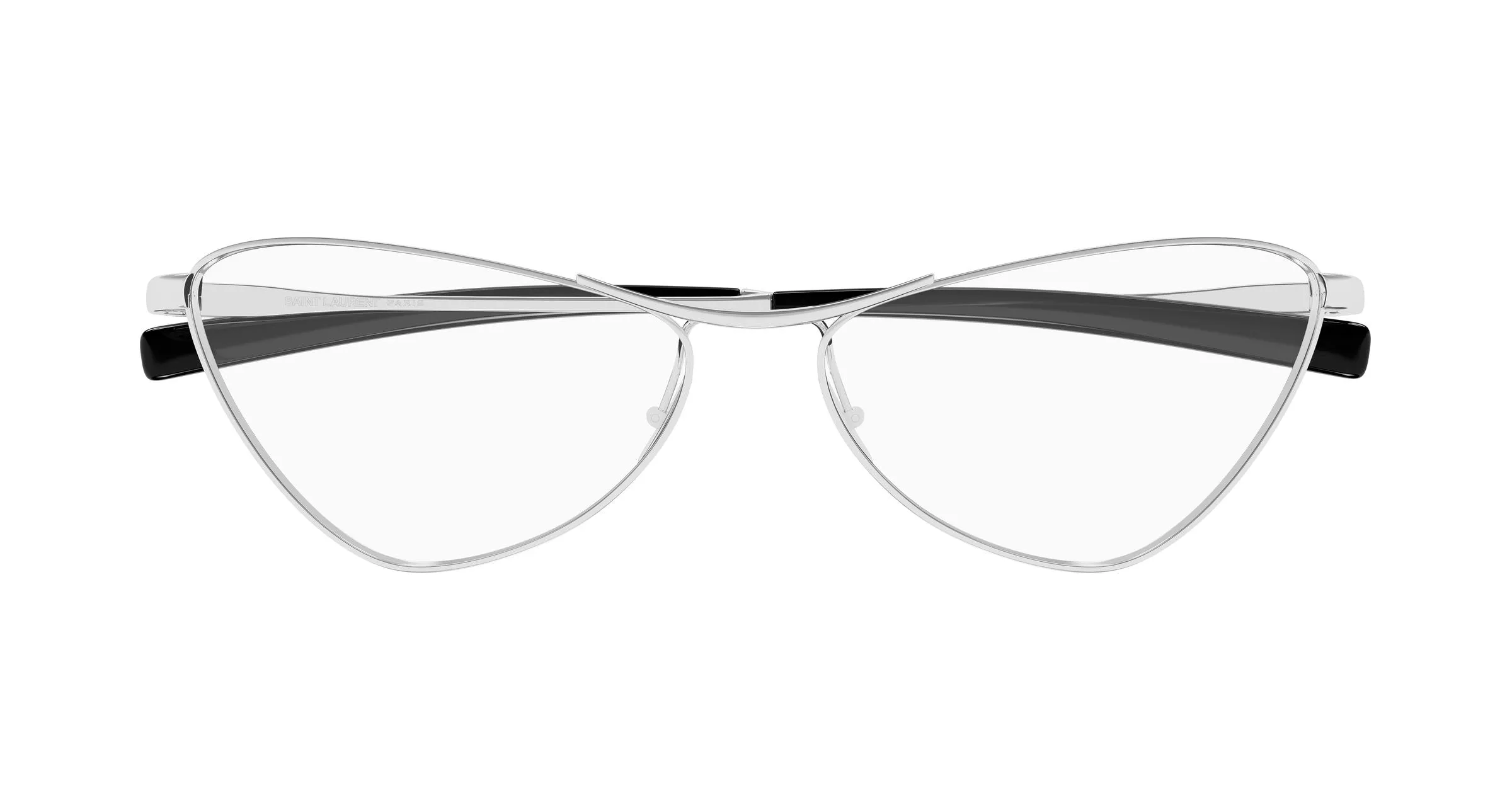 SAINT LAURENT SL 830 OPT 003 Montature da vista Metallo Argento Trasparente Cat Eye ["Antiriflesso"] - immagine 2