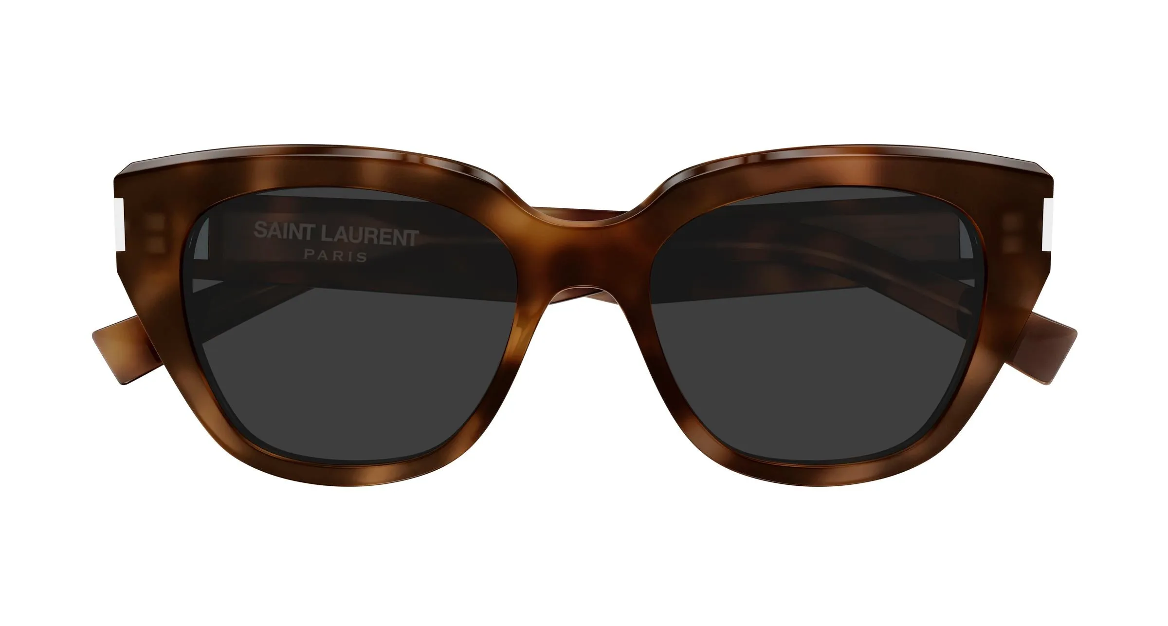 SAINT LAURENT SL 827 002 Occhiali da sole Acetato Havana Grigio Cat Eye - immagine 2