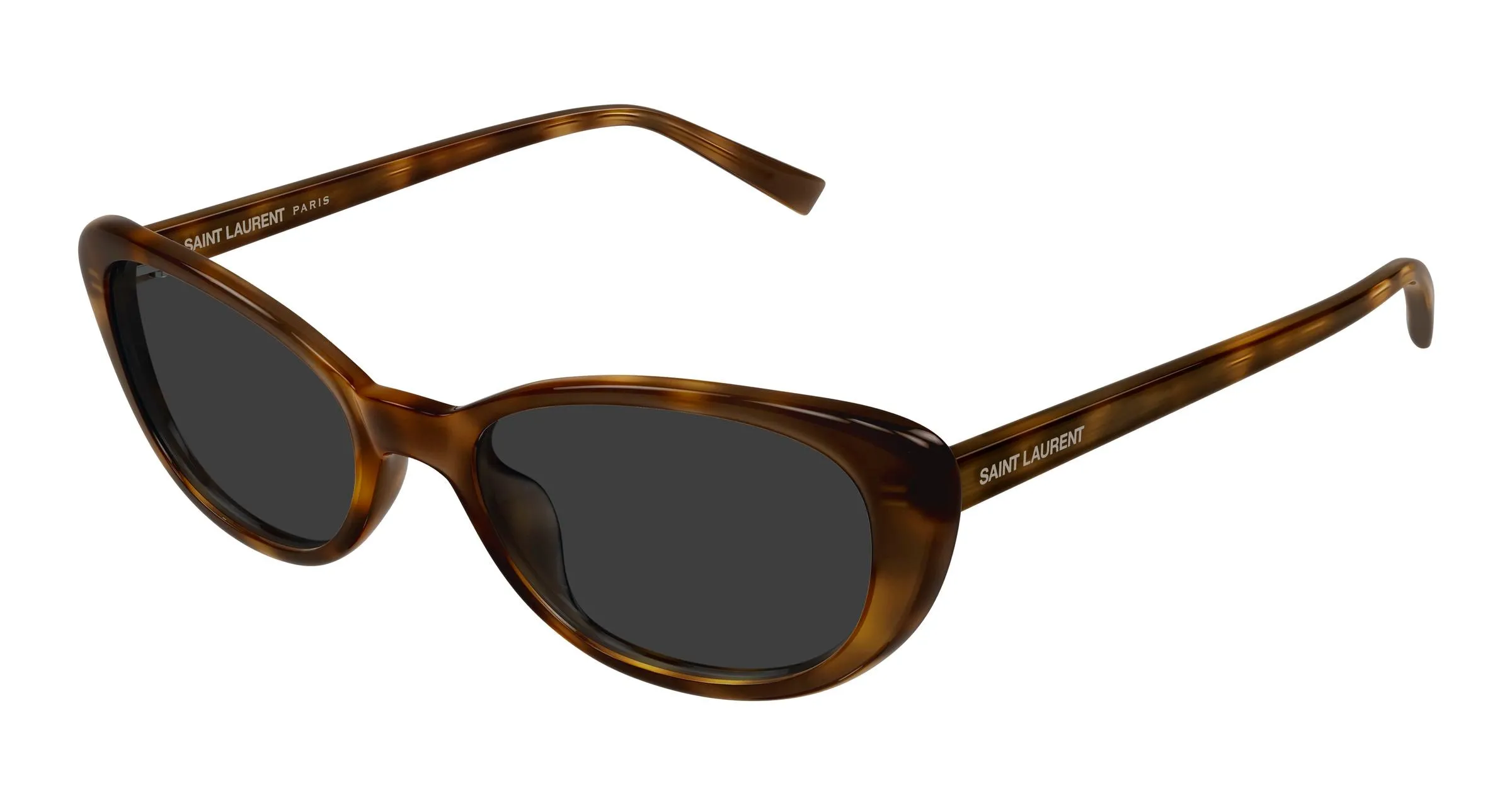 SAINT LAURENT SL 822 002 Occhiali da sole Acetato Havana Grigio Cat Eye - immagine 1