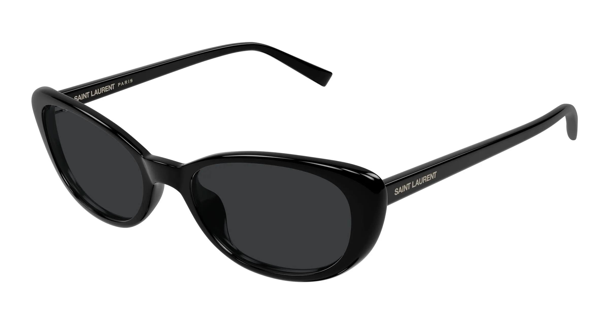 SAINT LAURENT SL 822 001 Occhiali da sole Acetato Nero Nero Cat Eye - immagine 1