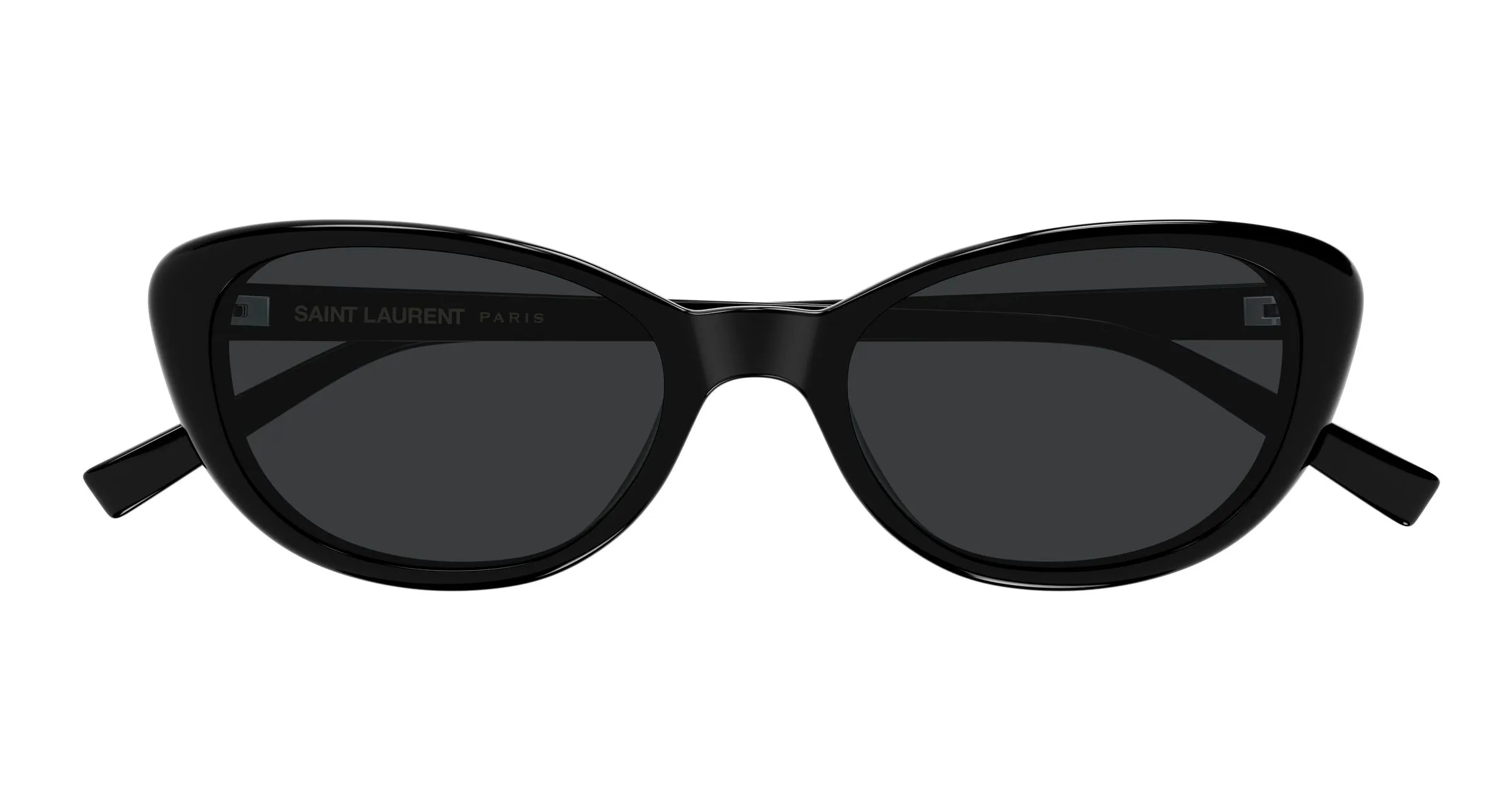 SAINT LAURENT SL 822 001 Occhiali da sole Acetato Nero Nero Cat Eye - immagine 2