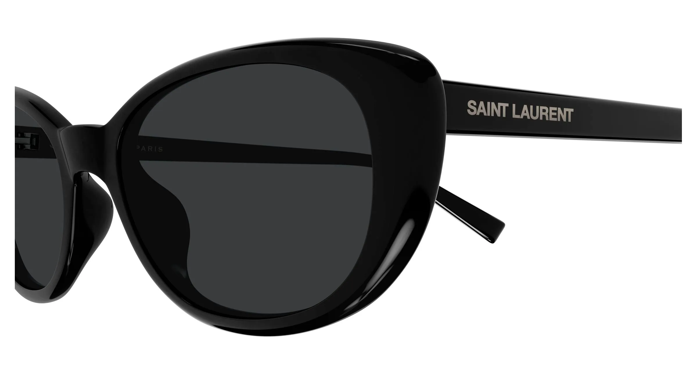 SAINT LAURENT SL 822 001 Occhiali da sole Acetato Nero Nero Cat Eye - immagine 3