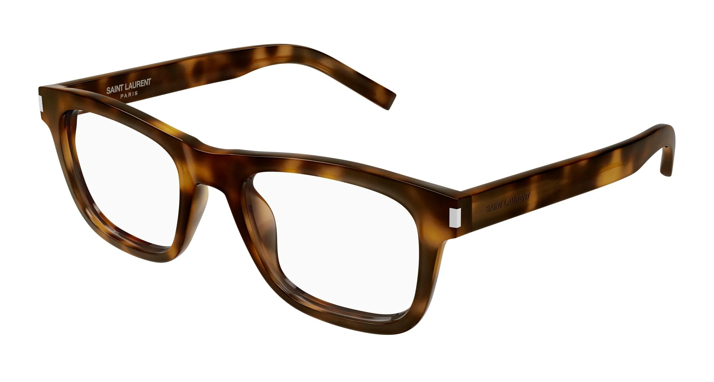 SAINT LAURENT SL 819 OPT 003 Montature da vista Acetato Havana Trasparente Squadrata - immagine 1