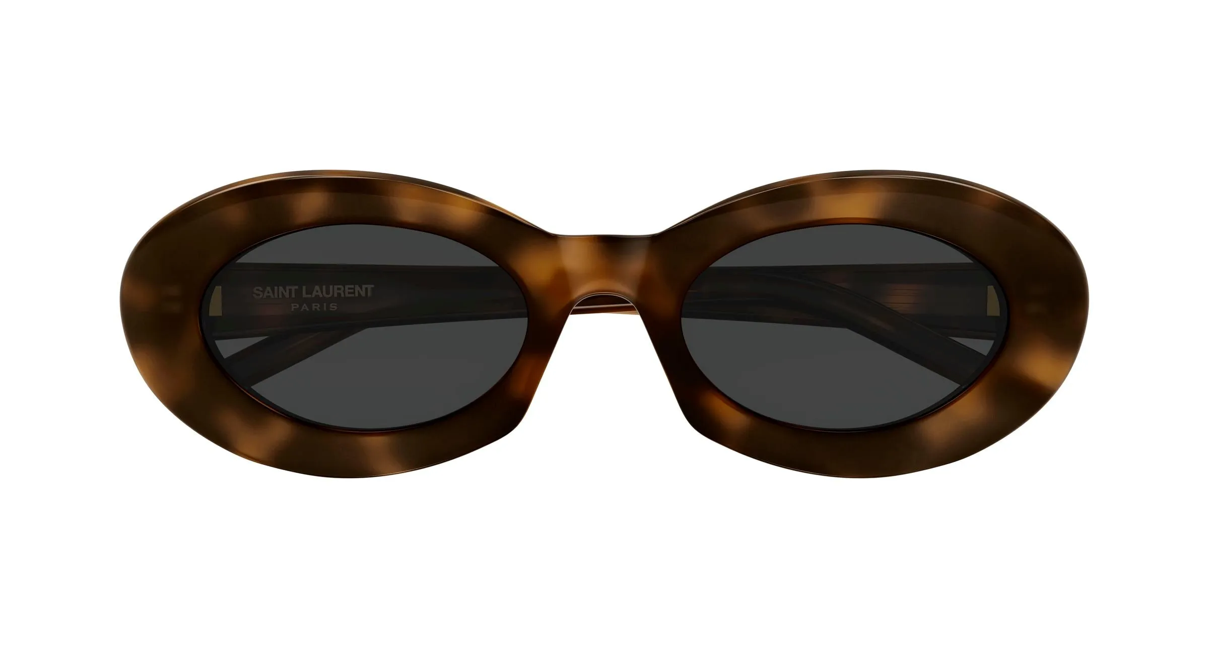 SAINT LAURENT SL 594 009 Occhiali da sole Acetato Havana Grigio Rotonda - immagine 2