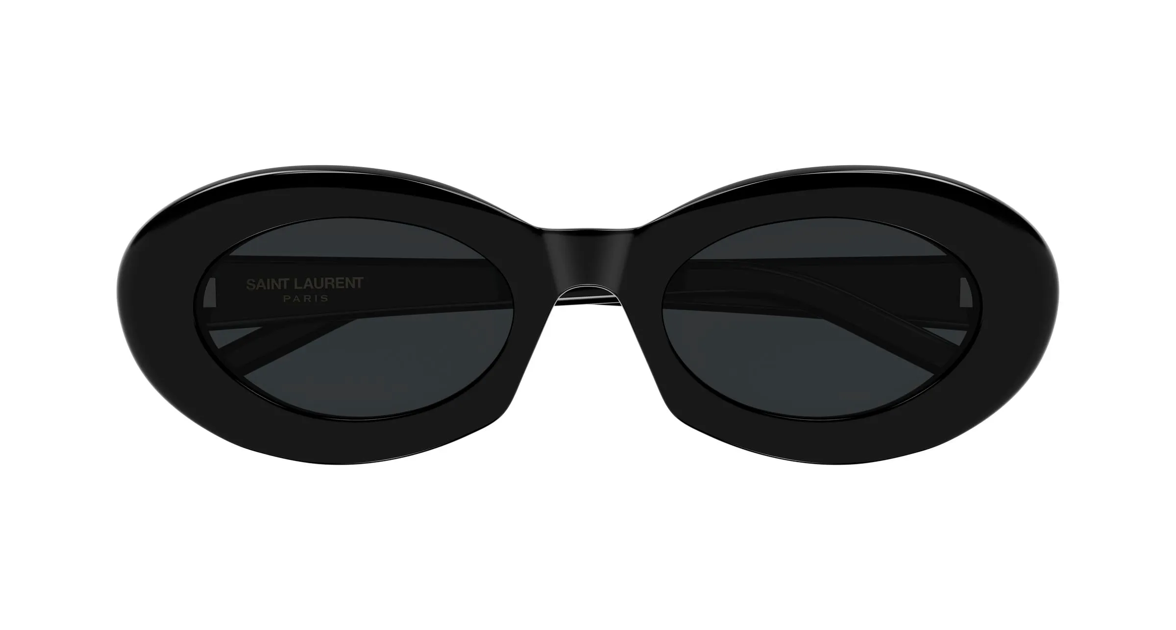 SAINT LAURENT SL 594 008 Occhiali da sole Acetato Nero Nero Rotonda - immagine 2