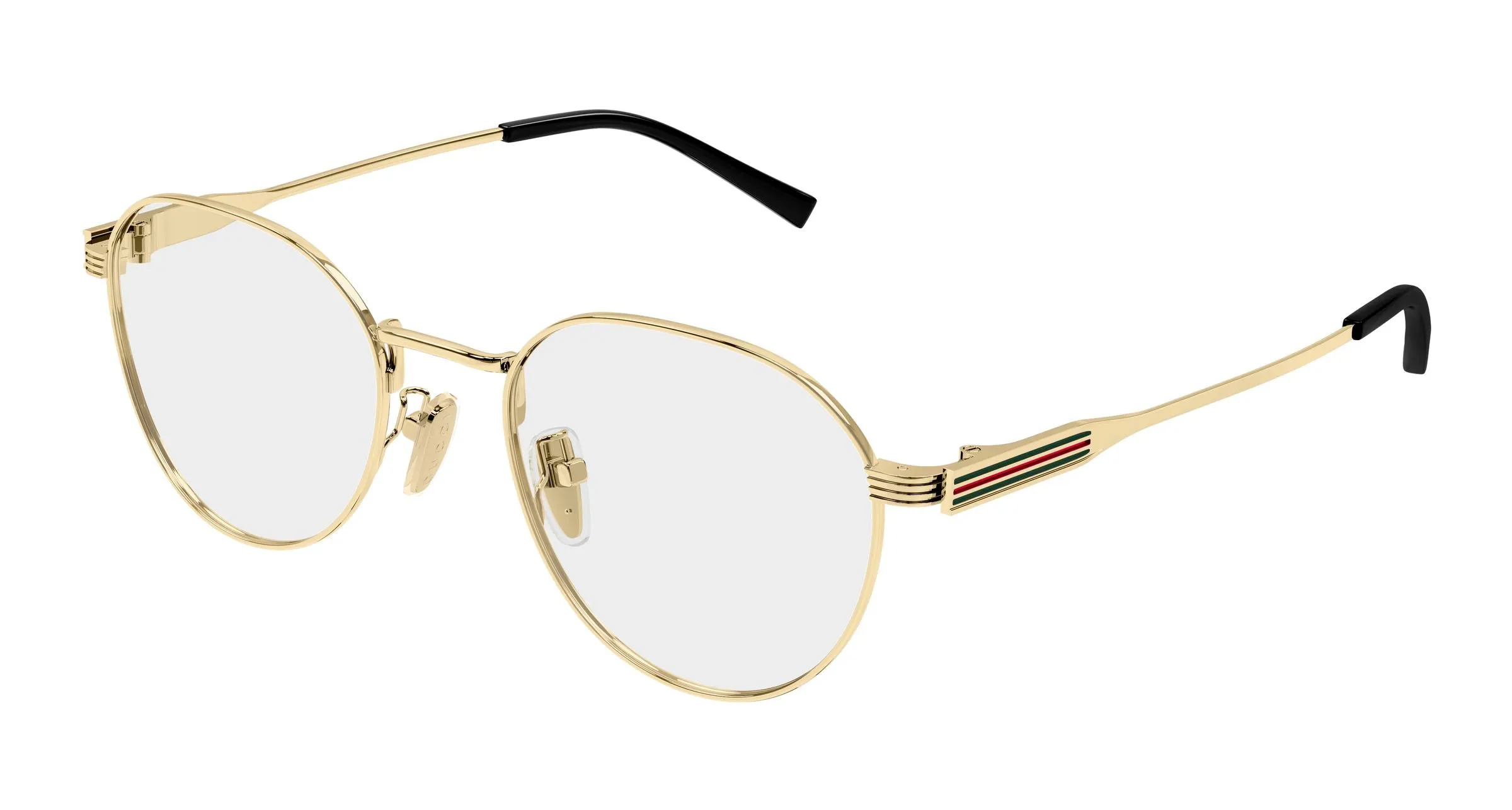 Gucci GG1993OK 002 Montature da vista Metallo Oro Trasparente Rotonda - immagine 1