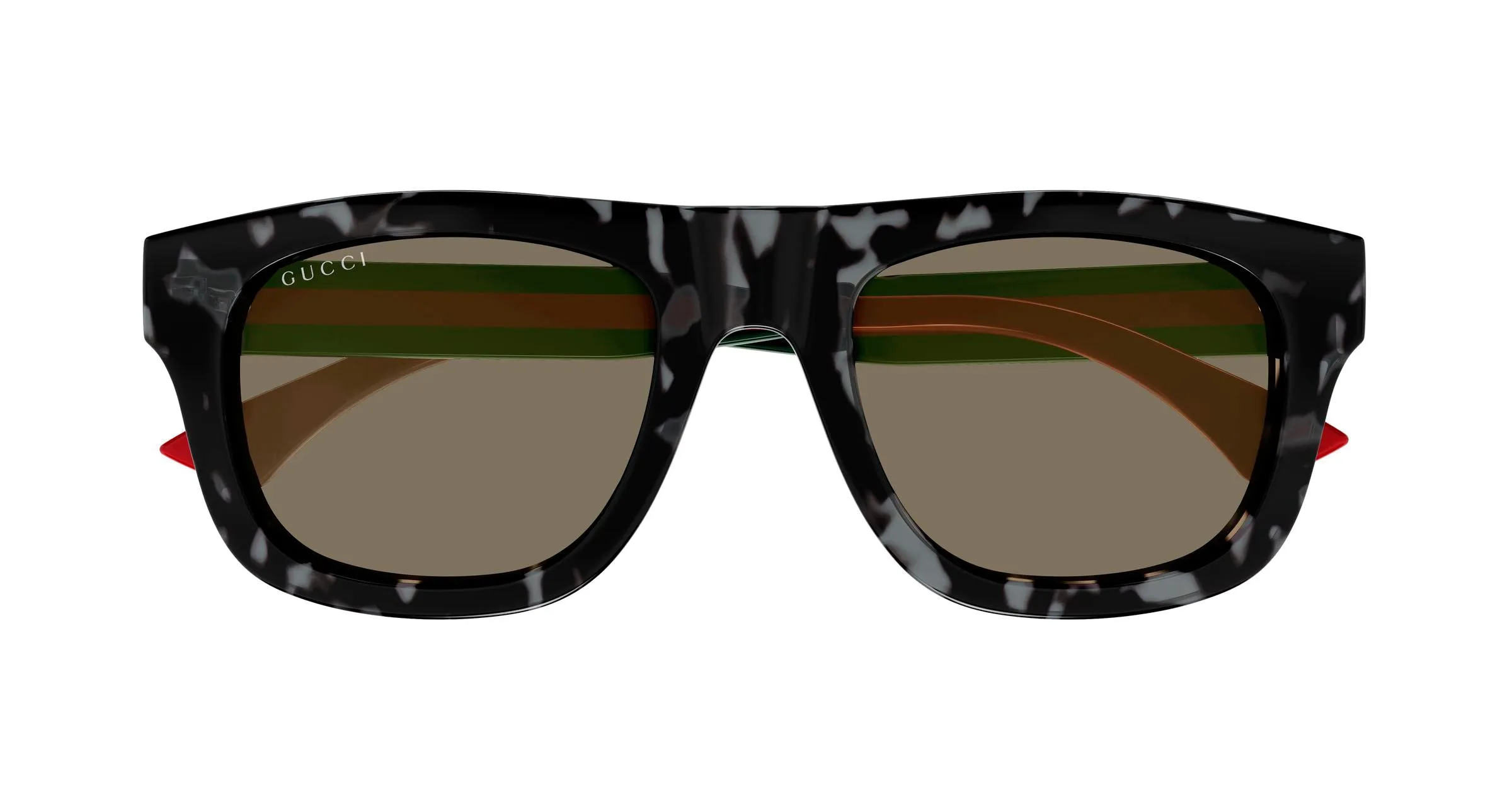 Gucci GG1991S 002 Occhiali da sole Acetato Havana Marrone Squadrata - immagine 2