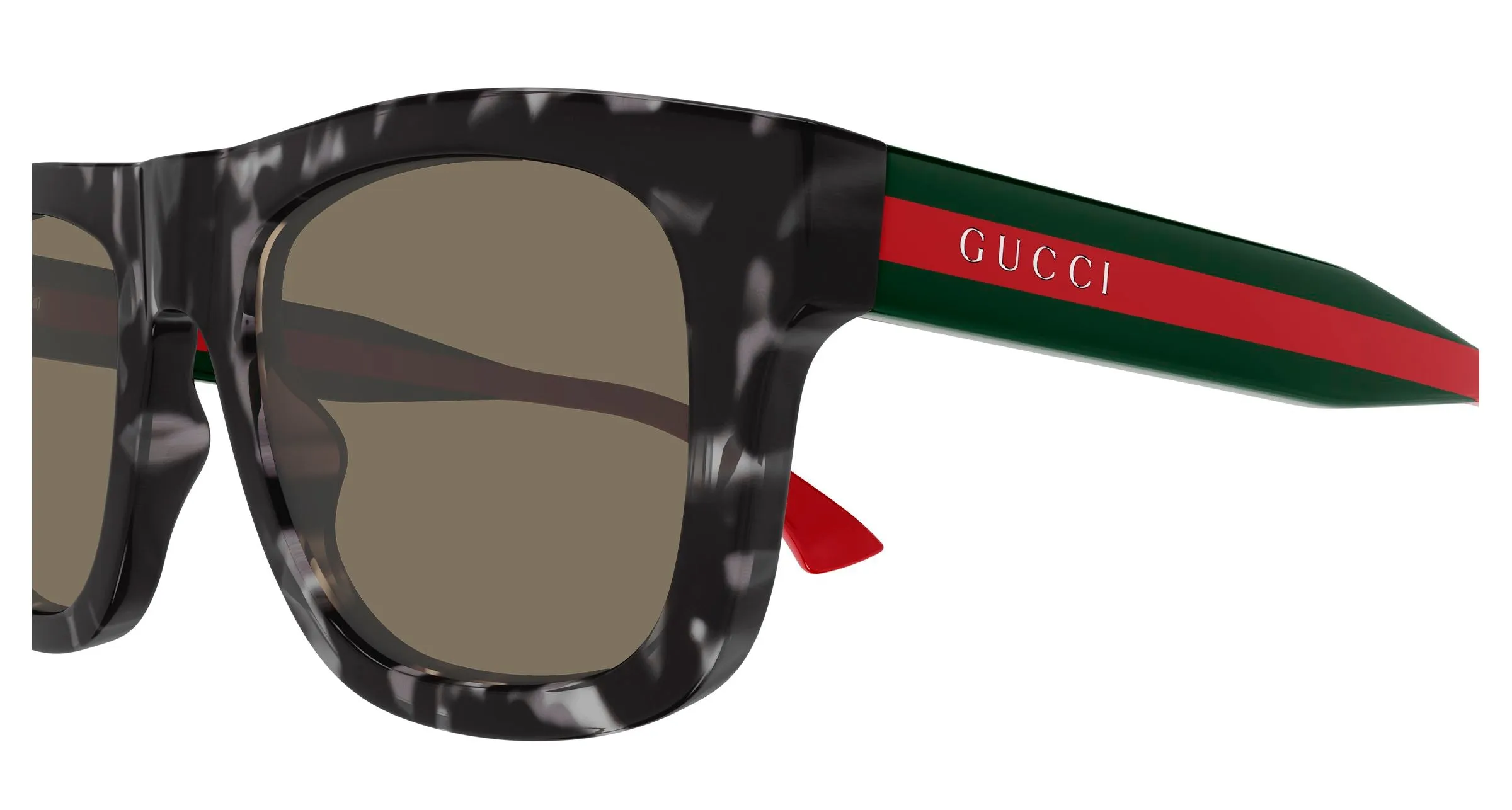 Gucci GG1991S 002 Occhiali da sole Acetato Havana Marrone Squadrata - immagine 3