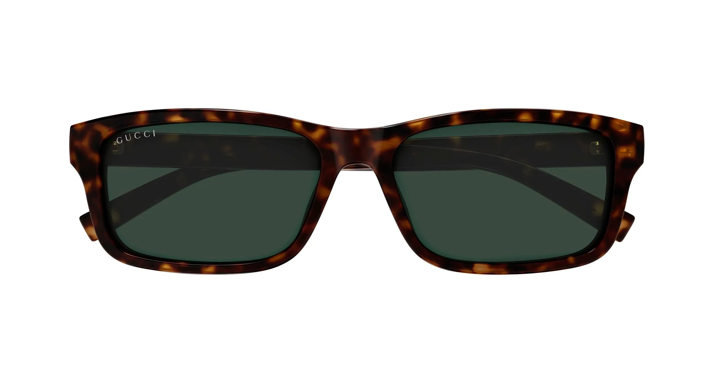 Gucci GG1986SA 002 Occhiali da sole Iniettato Havana Verde Squadrata - immagine 2