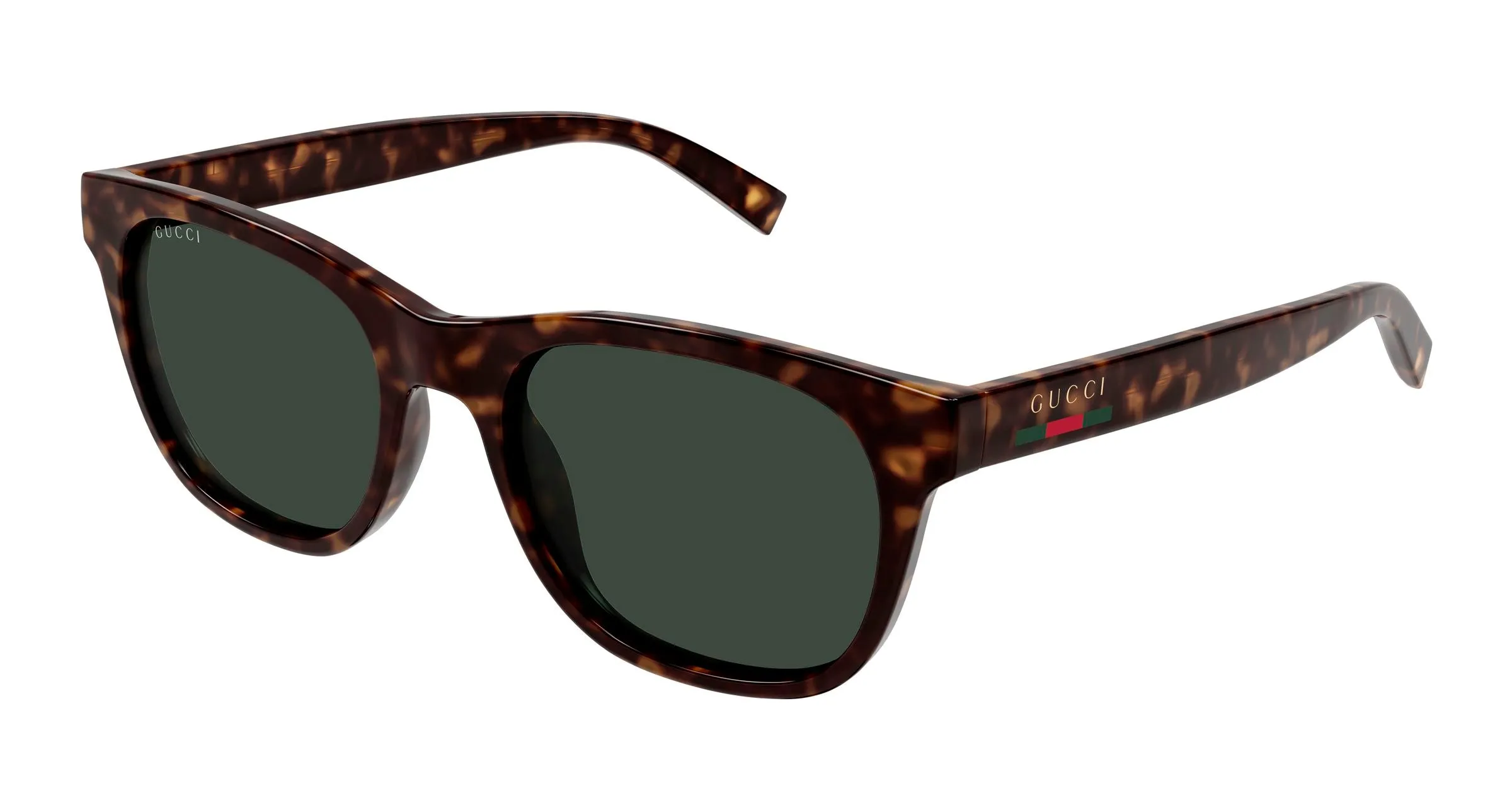 Gucci GG1985S 002 Occhiali da sole Iniettato Havana Verde Rotonda - immagine 1
