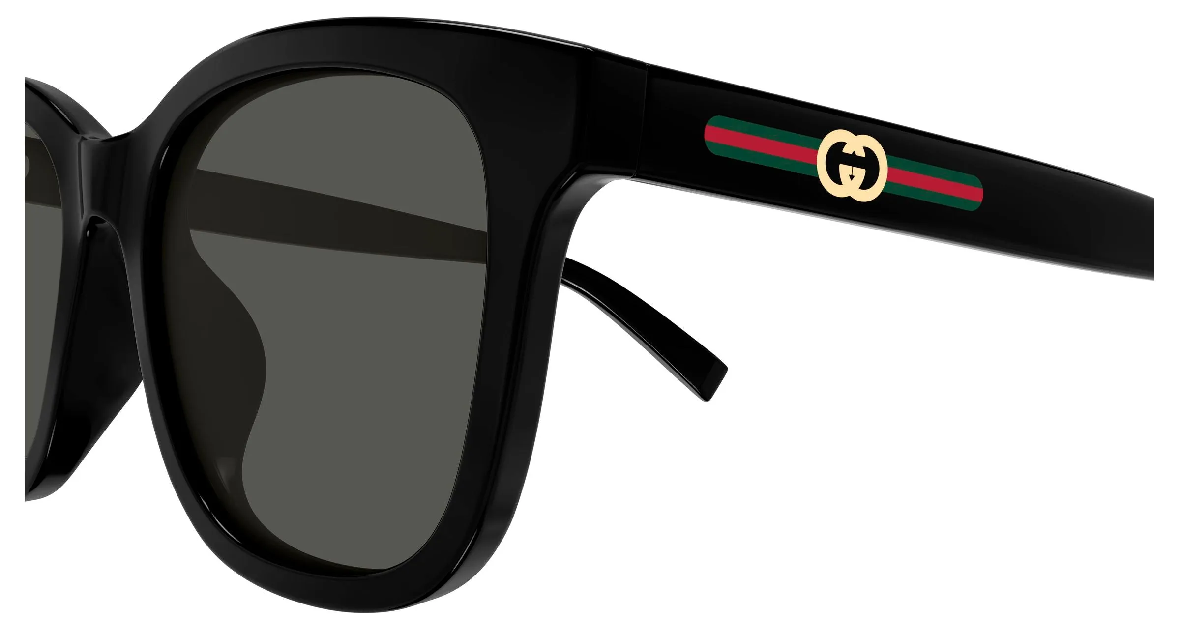 Gucci GG1984SK 001 Occhiali da sole Iniettato Nero Grigio Rotonda - immagine 3