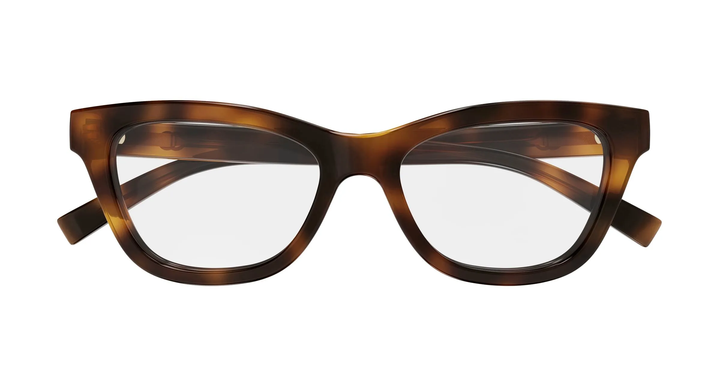 Gucci GG1983O 004 Montature da vista Iniettato Havana Trasparente Cat Eye - immagine 2