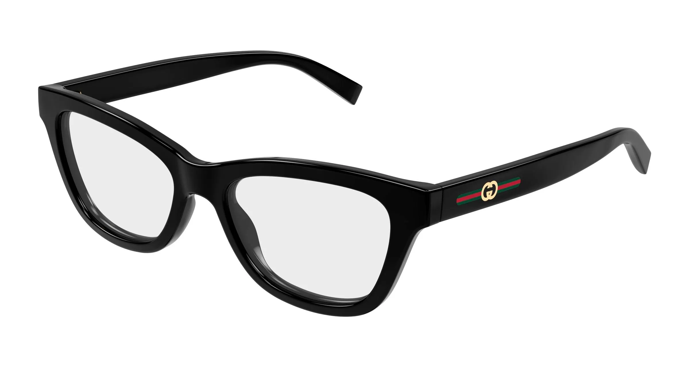 Gucci GG1983O 001 Montature da vista Iniettato Nero Trasparente Cat Eye - immagine 1
