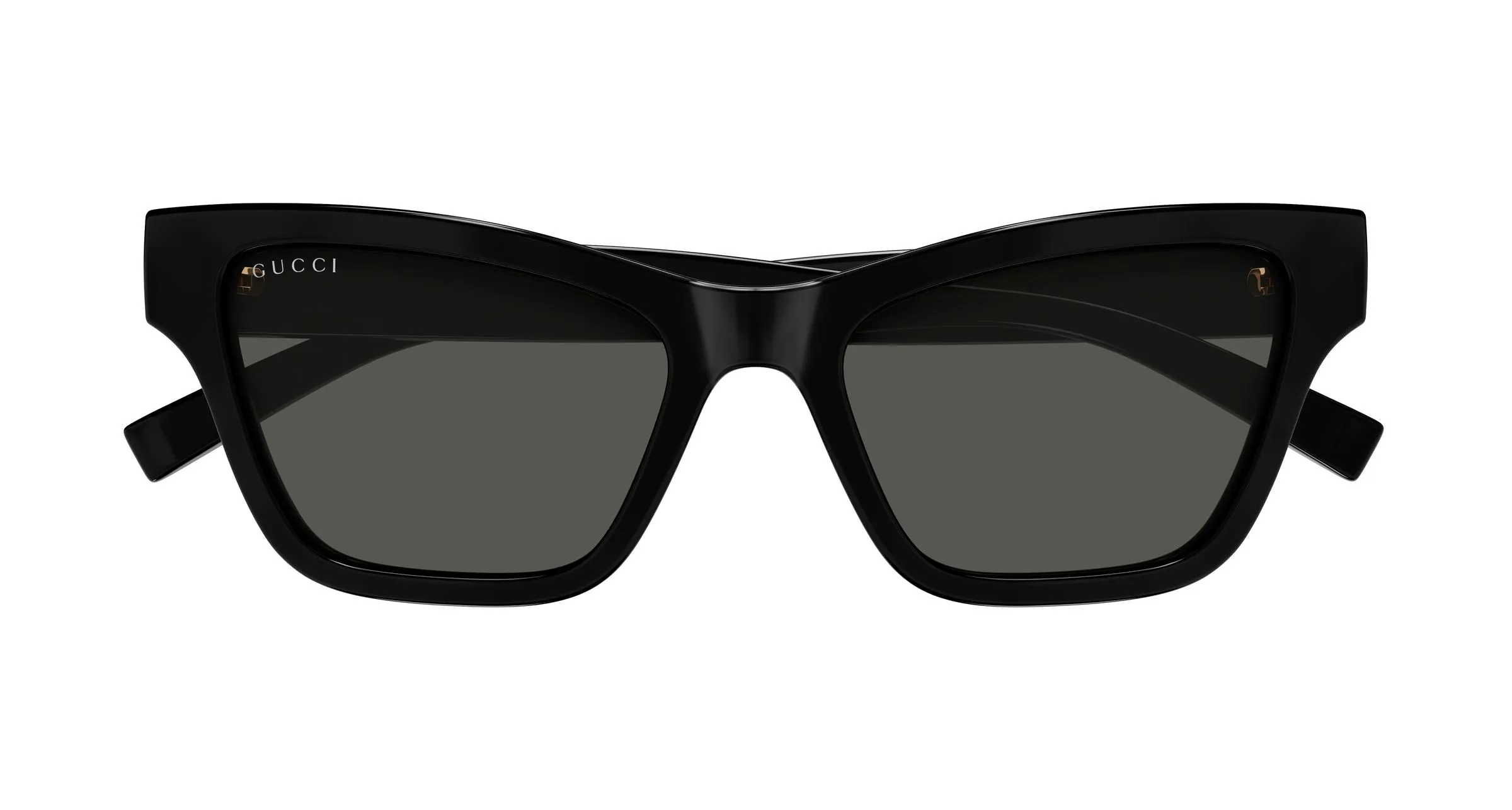 Gucci GG1982S 001 Occhiali da sole Iniettato Nero Grigio Cat Eye - immagine 2